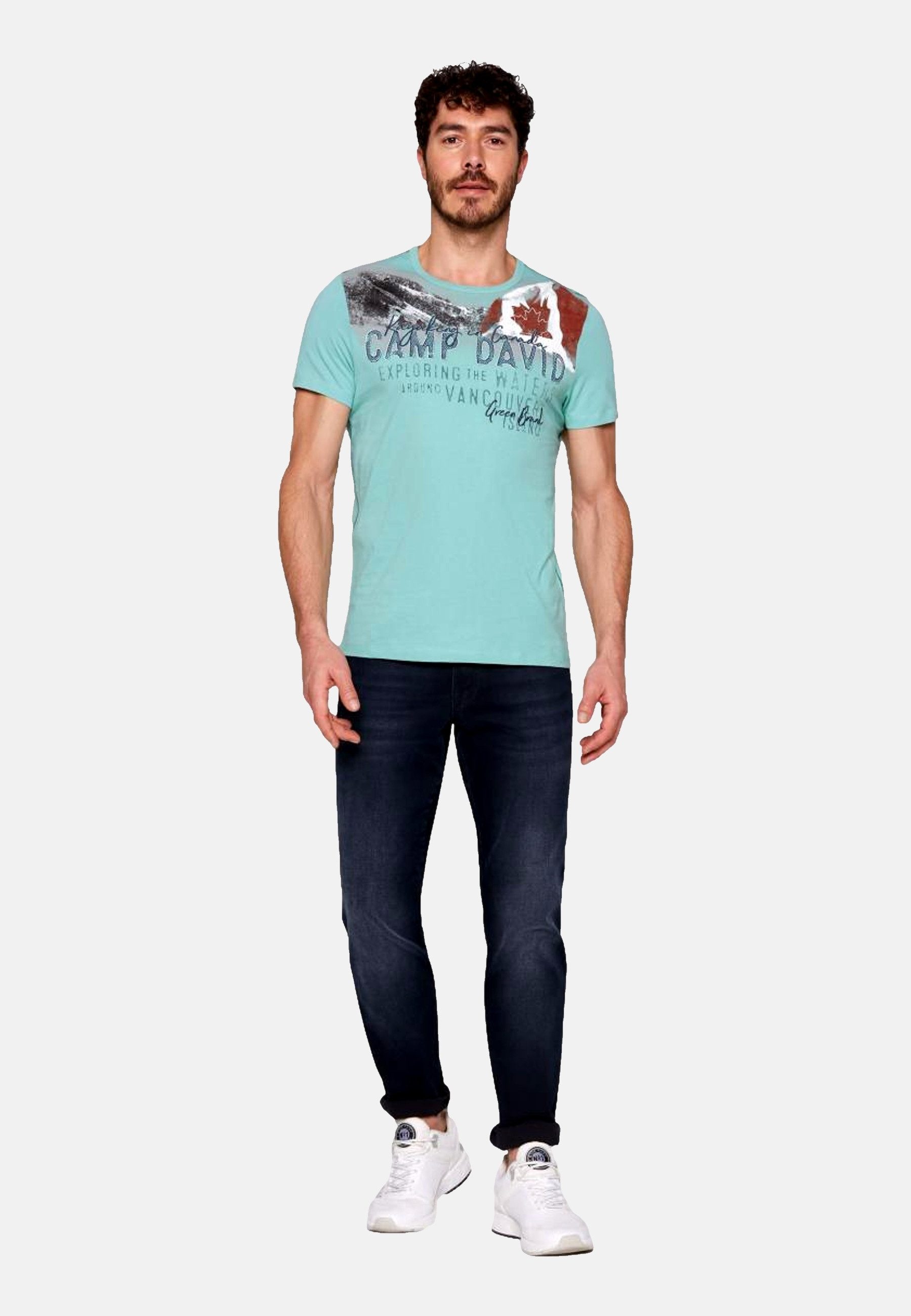 CAMP DAVID Rundhalsshirt, aus Baumwolle günstig online kaufen