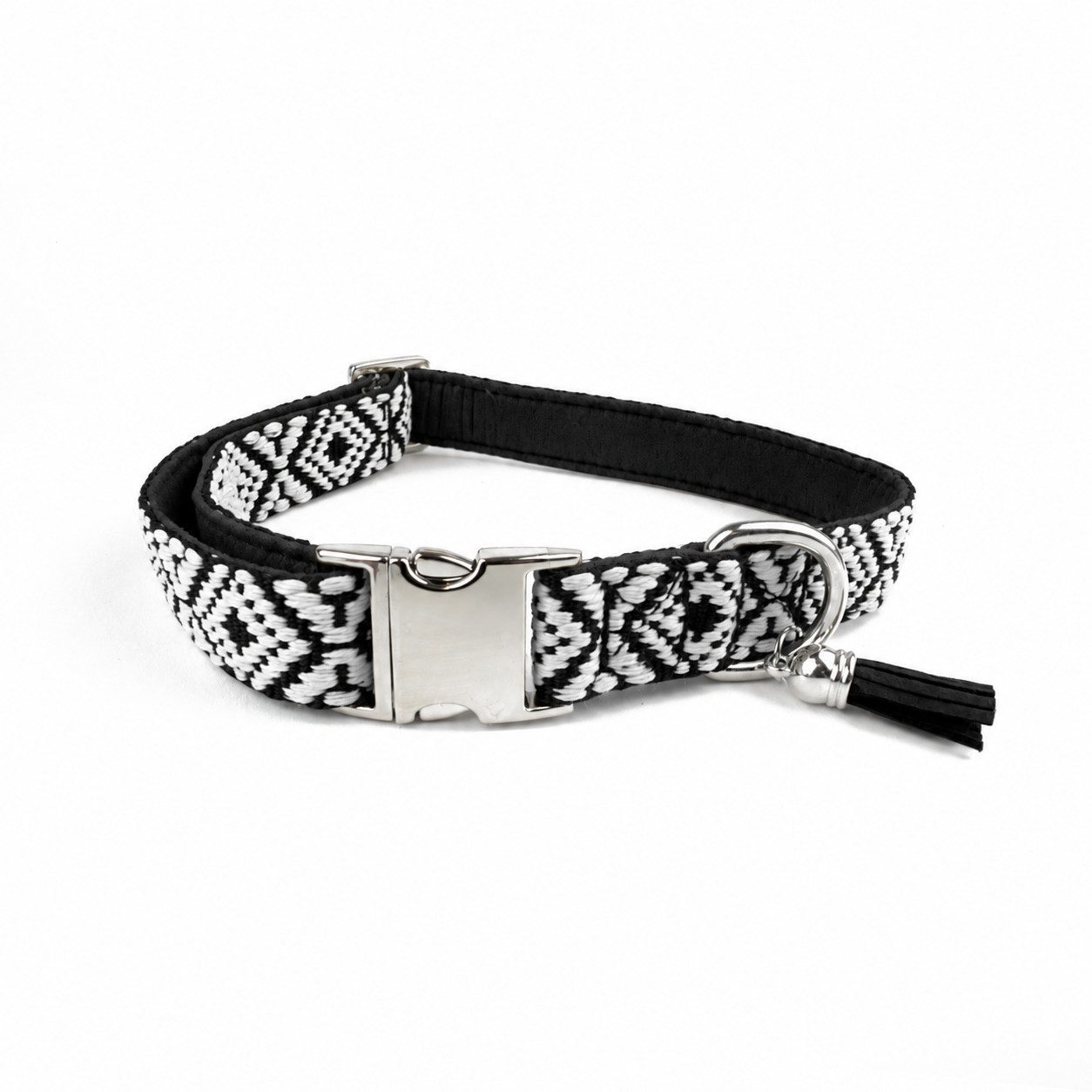 Tierluxe Hunde-Halsband Cappuccino, mit Ethno Muster