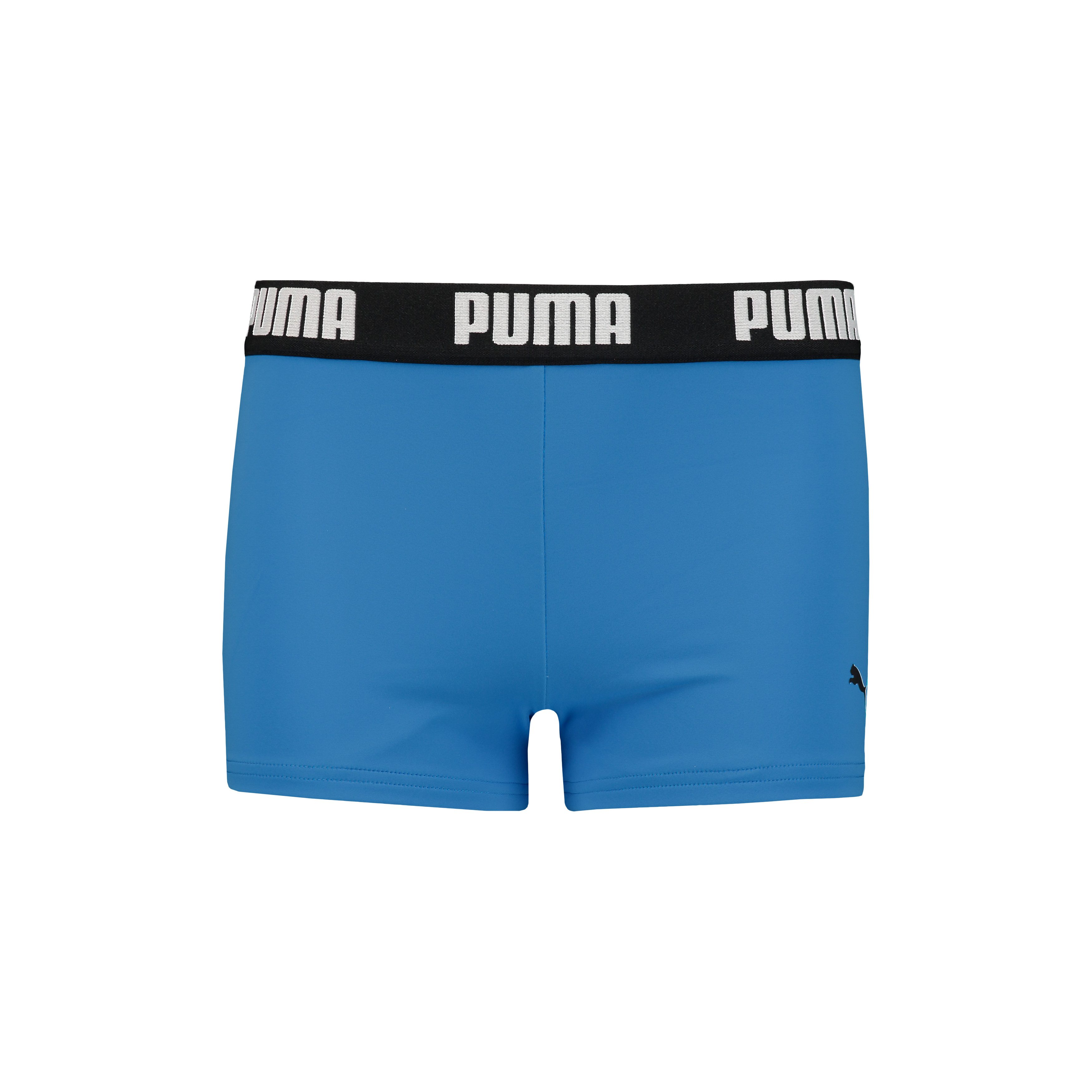 PUMA Badehose PUMA SWIM BOYS LOGO TRUNKS mit elastischem Bund, für Boys, Logoschriftzug