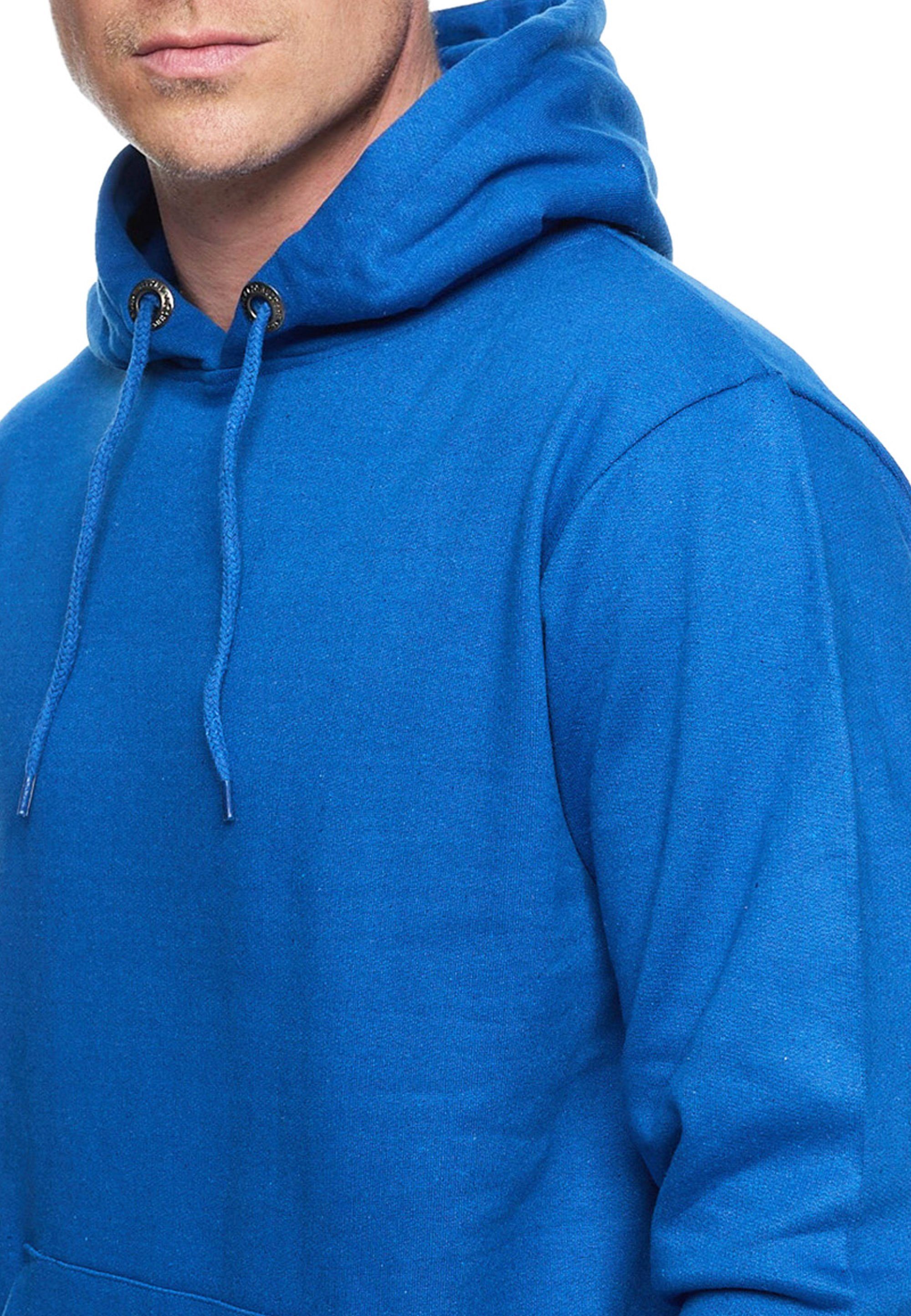 Kapuzensweatshirt bequemer blau Fit-Passform Neal Regular Rusty in