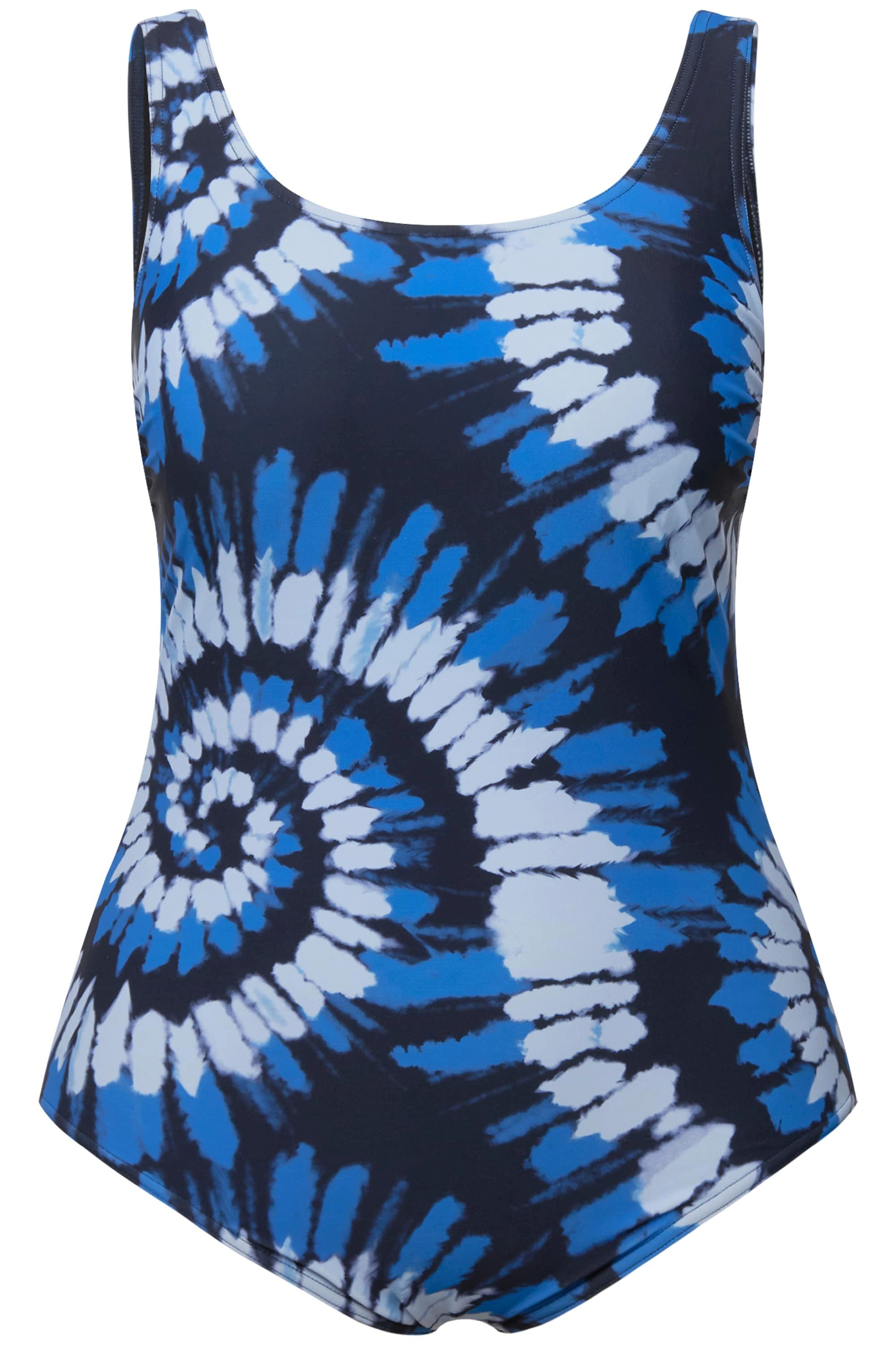 Ulla Popken Badeanzug Badeanzug Batikmuster ohne günstig online kaufen