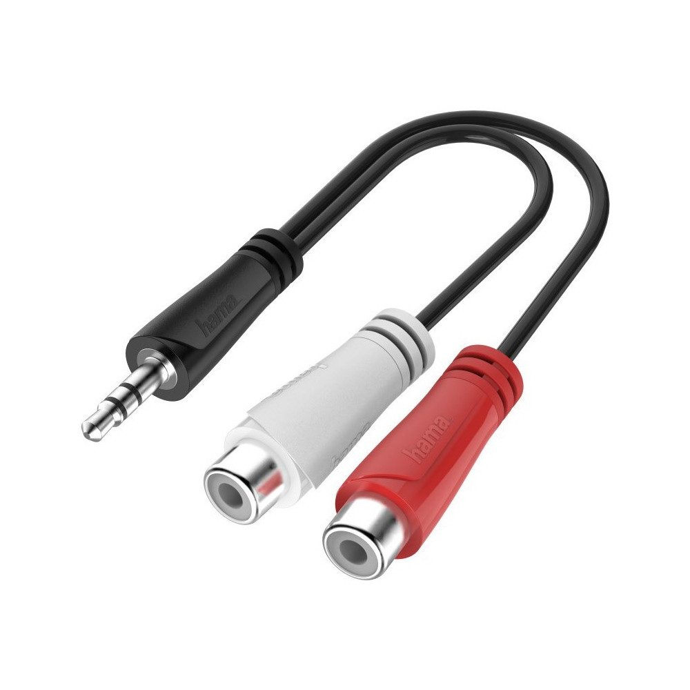 Hama Stereo Audio-Adapter 3,5-mm auf Cinch-Buchse Audio-Adapter