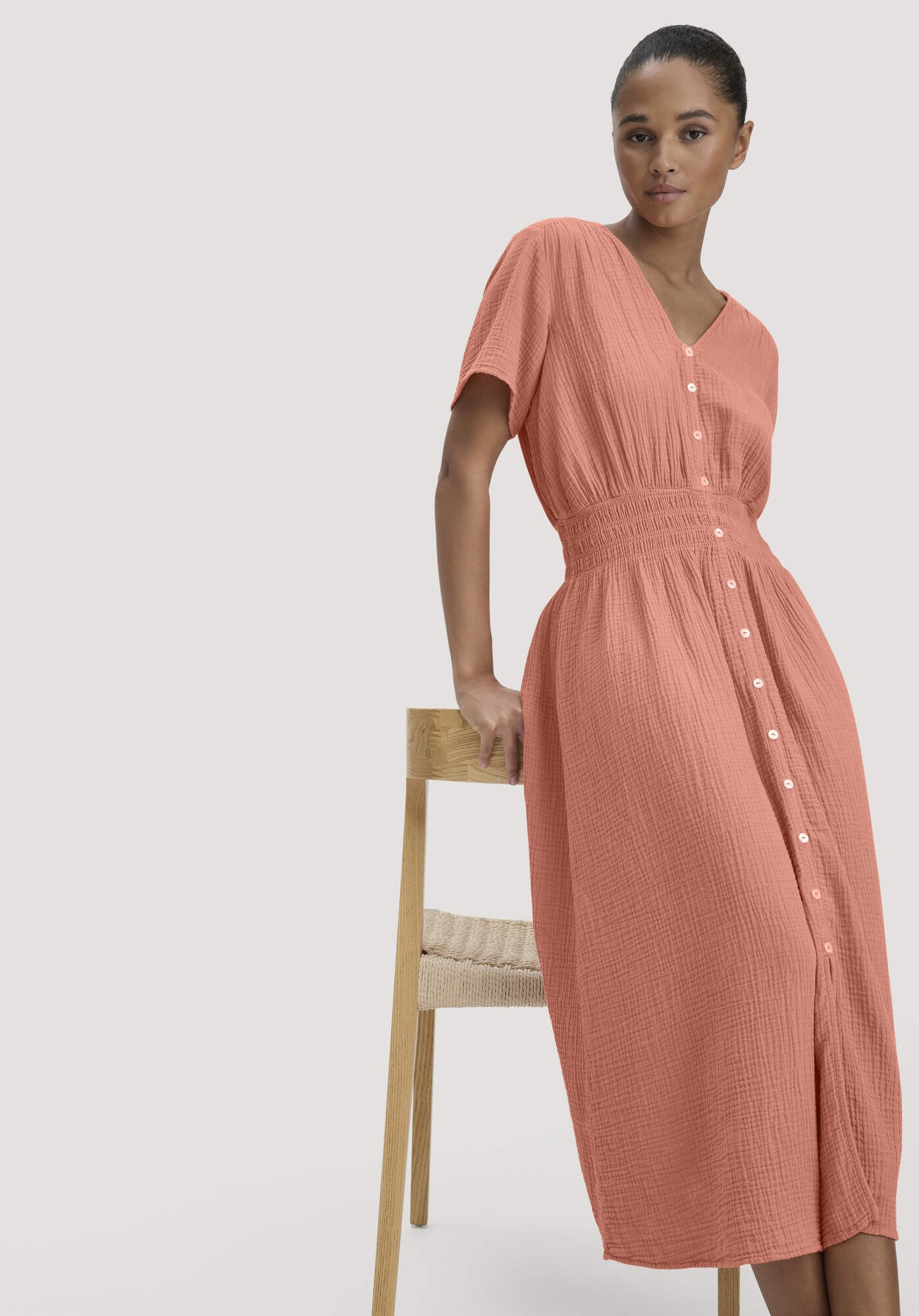 Hessnatur A-Linien-Kleid (1-tlg)
