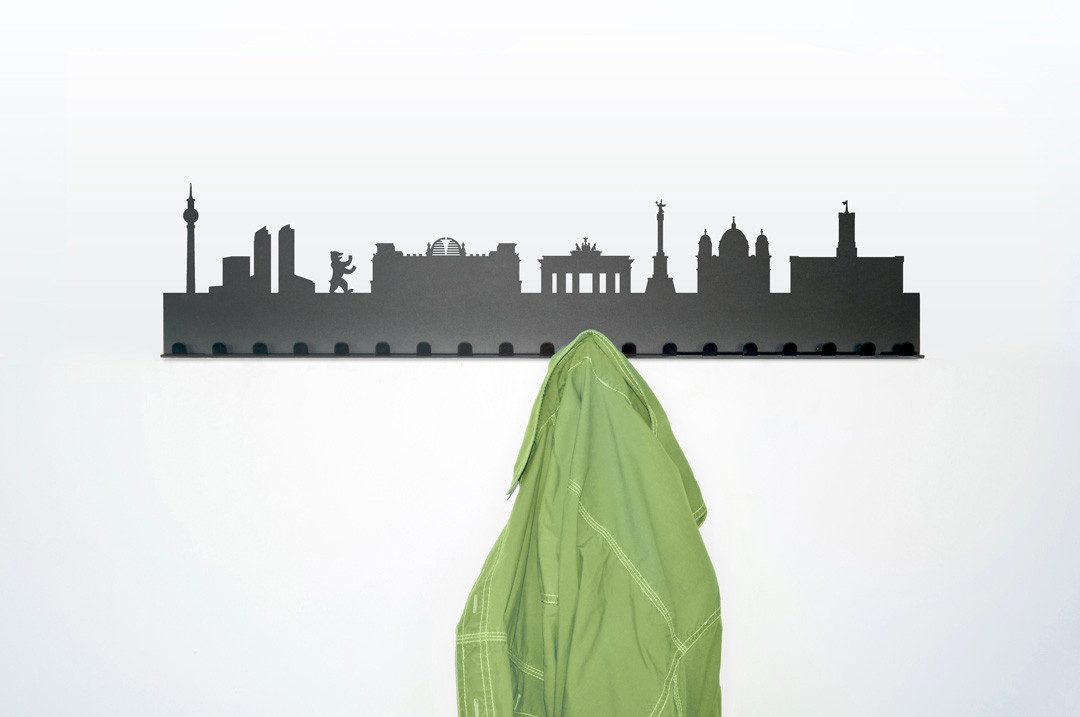 Radius Wandgarderobe Skyline Städte-Garderobe günstig online kaufen
