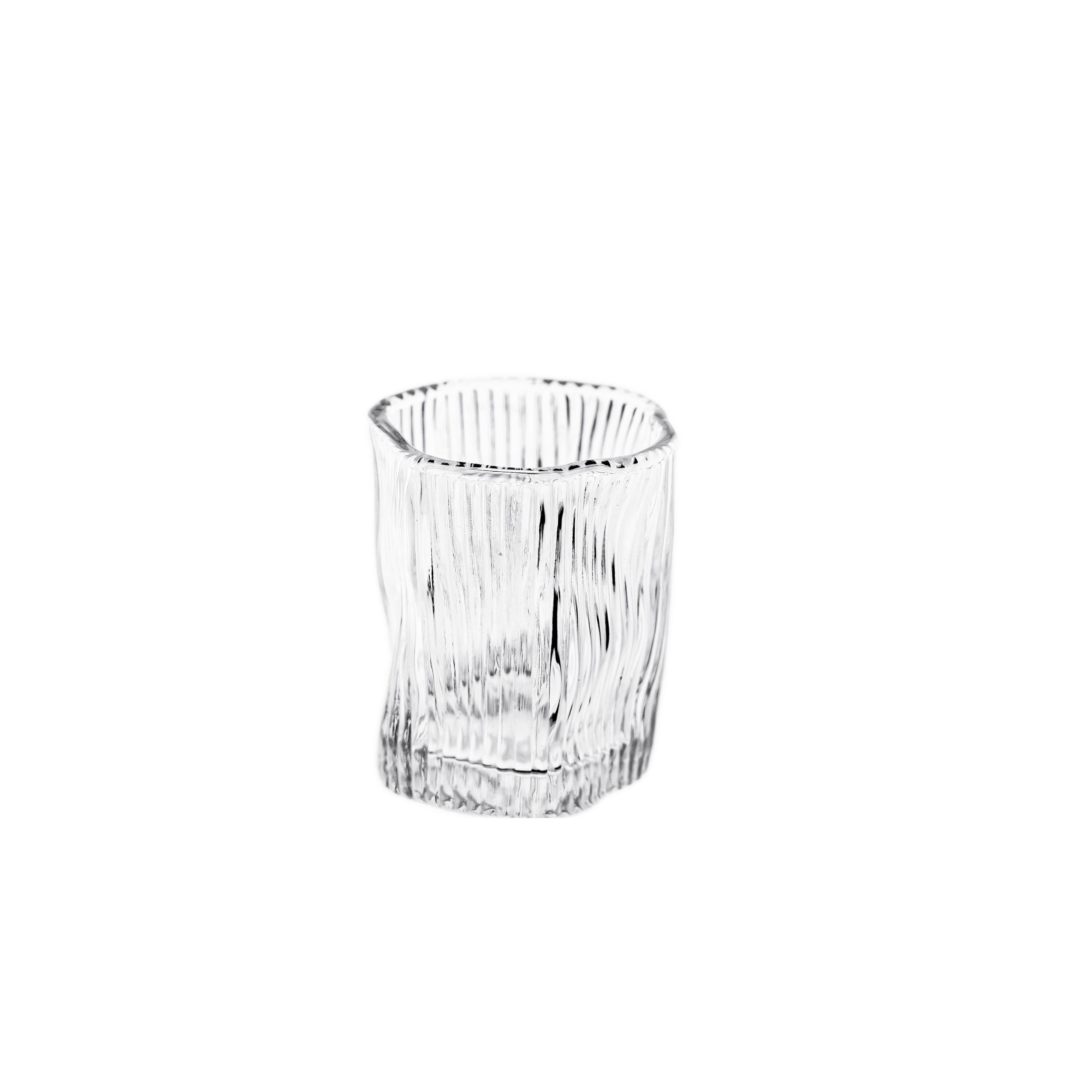 Almina Gläser-Set Artic Terra Piccolo Trinkgläser 60 ml - 6-teiliges-Set, 6-tlg., Glas, Relief-Optik, 60 ml