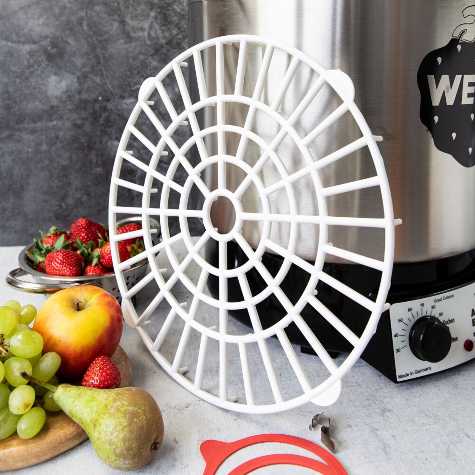 WECK Einkochautomat Einkochautomat Kunststoff ohne Uhr 2000 W, mit Einlegerost