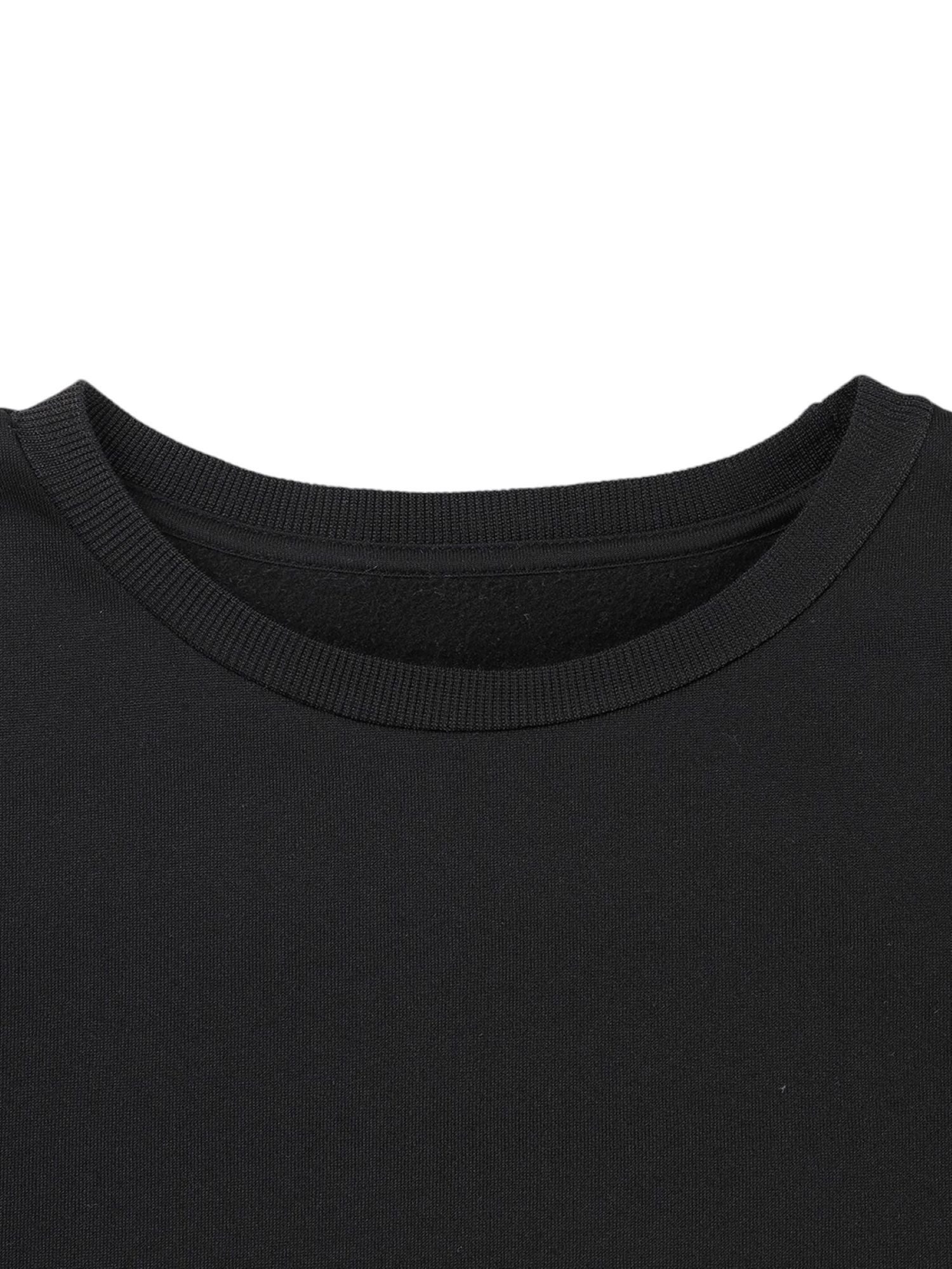 PYLIKE Fleecepullover Damen Casual Sweatshirts mit Druck,Langarm Lose Pullover Top Bequem für Herbst & Winter