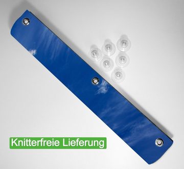 Sonnenschutz Leuchtturm auf einem Felsvorsprung - Blauer Himmel, Wallario, blickdicht, mit Saugnäpfen, wiederablösbar und wiederverwendbar