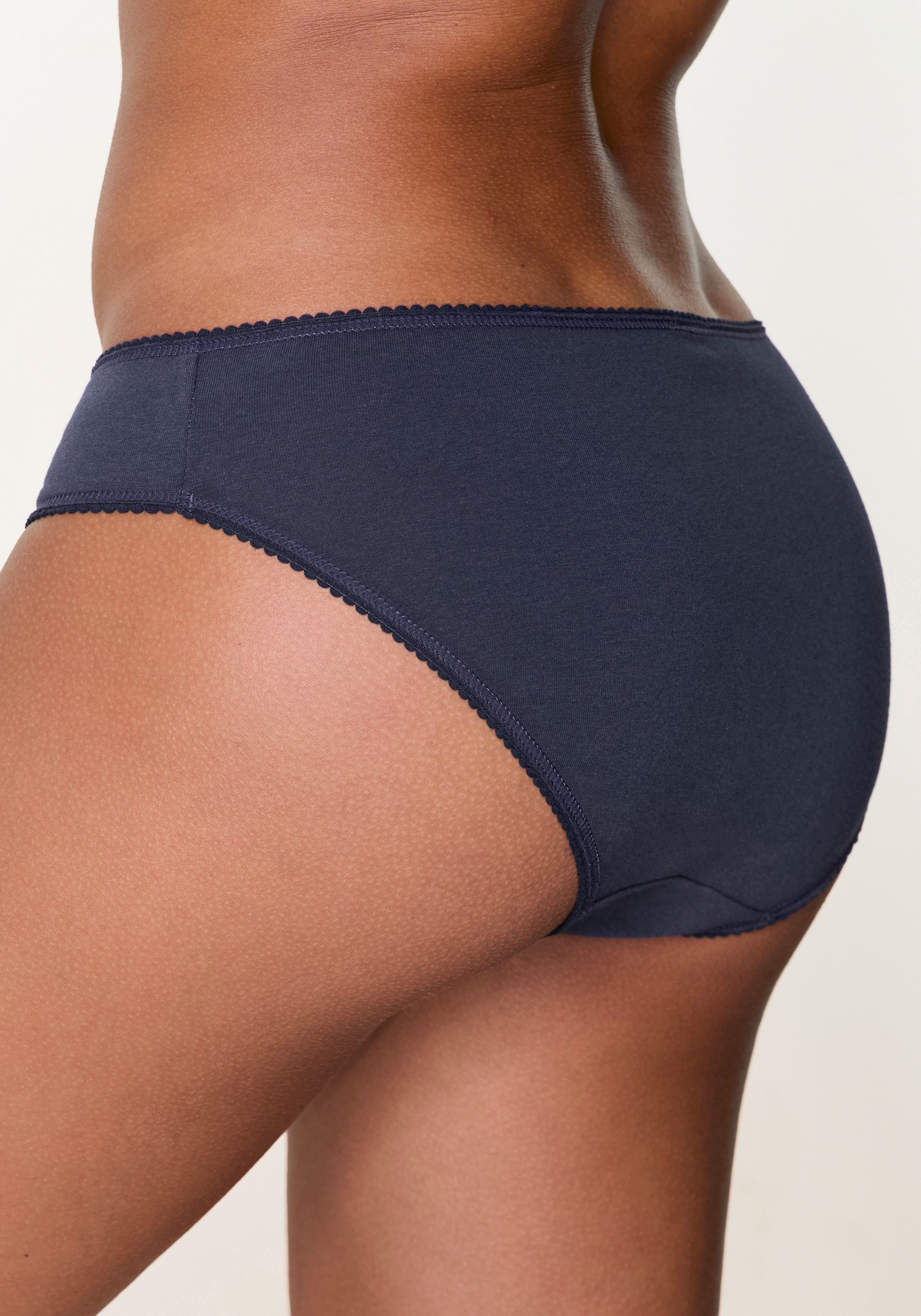 Vivance by Lascana Jazz-Pants Slips (5er Pack) mit kleiner Häkelkante, weiche Baumwollmischung – Bild 3 von 5