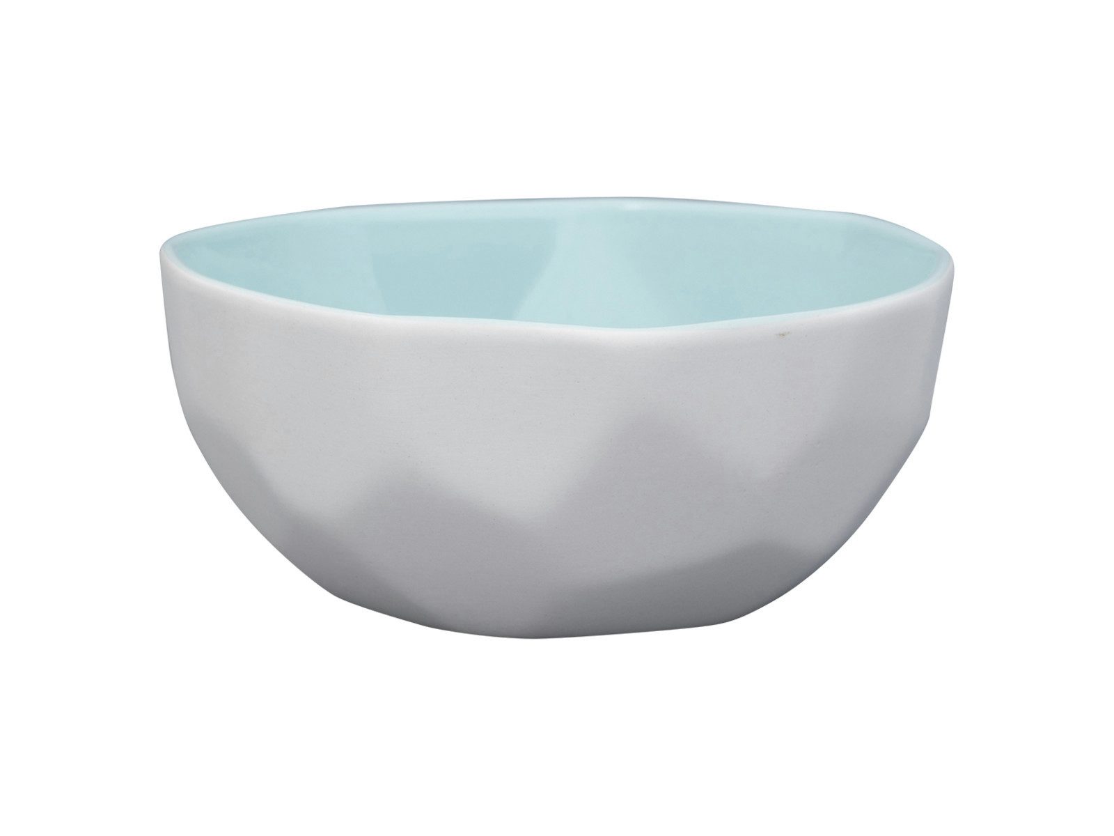 Greengate Müslischale Elements Müslischale pale blue 14,5cm, Steinzeug, (Müslischalen)