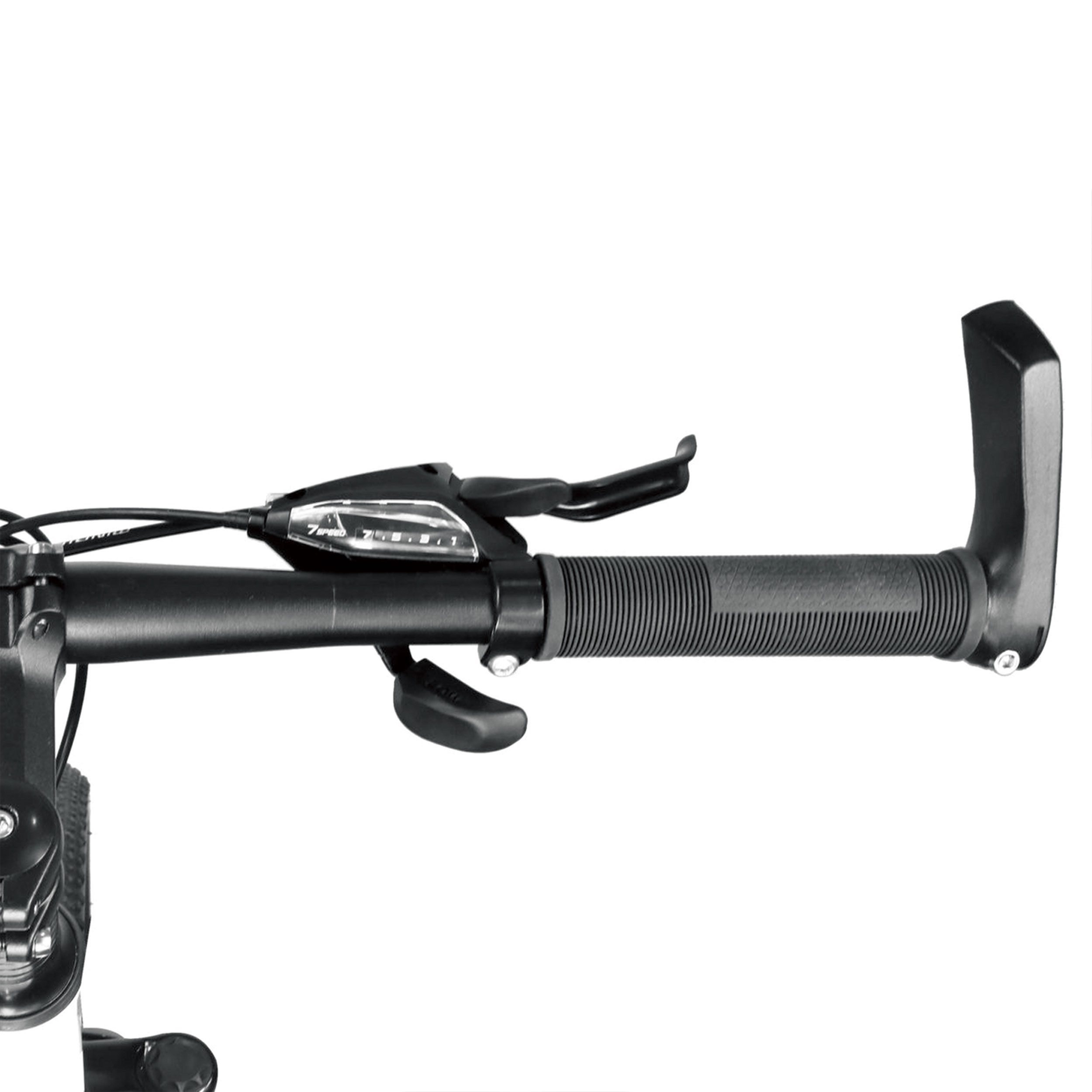 Lauxjack Mountainbike Lauxjack Fahrrad 26 & 27.5 Zoll für Damen und Herren, Kettenschaltung, 21 Gang, Kettenschaltung, 21 Gang Shimano, Mountainbike mit Scheibenbremsen, Sportliches Design
