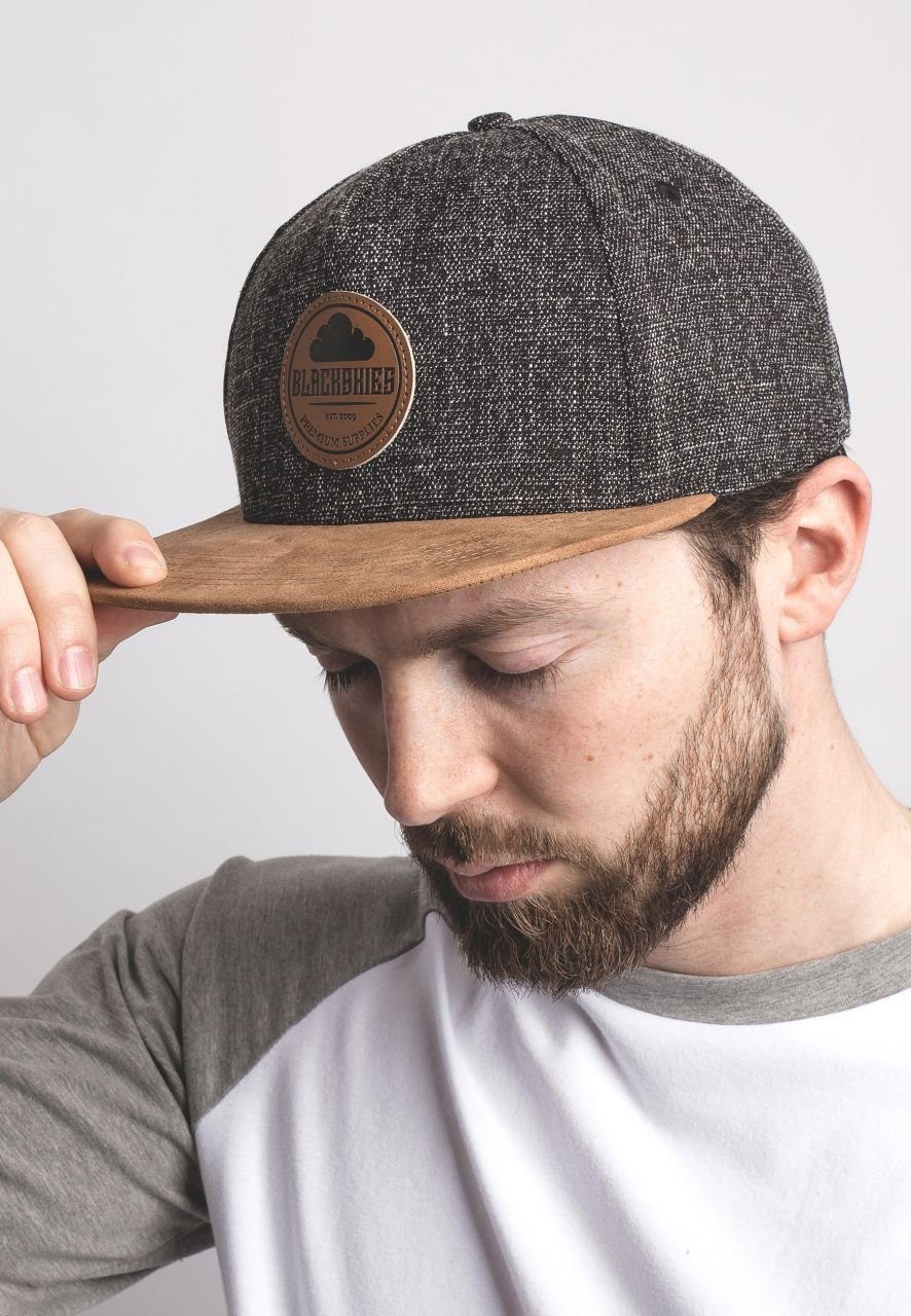 Blackskies Snapback Cap Pathfinder Snapback Cap Schwarz-Flecked-Beige