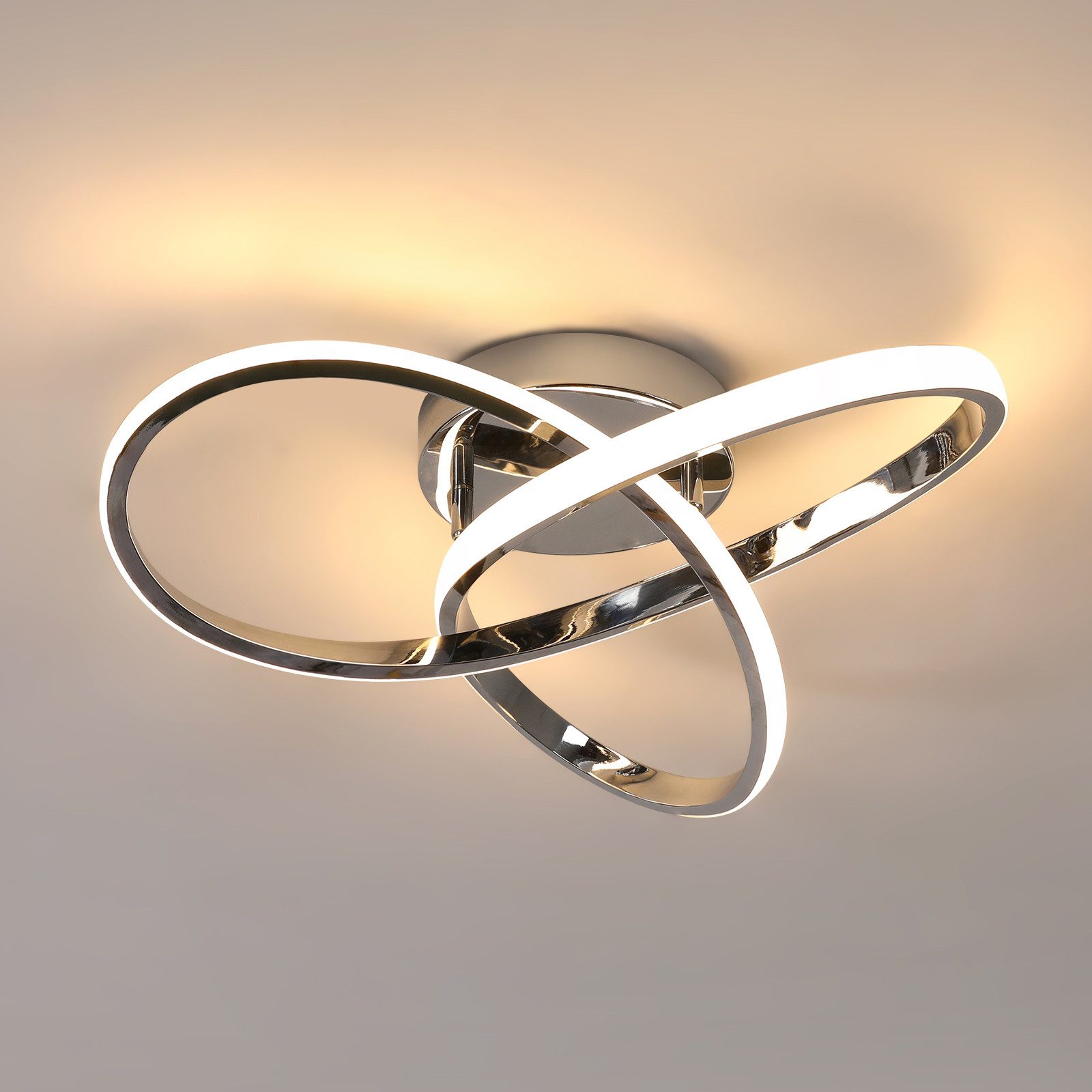 Goeco Deckenleuchte Warmweißes Licht Deckenlampe, LED Lampe, 40×12 cm, 38W, günstig online kaufen