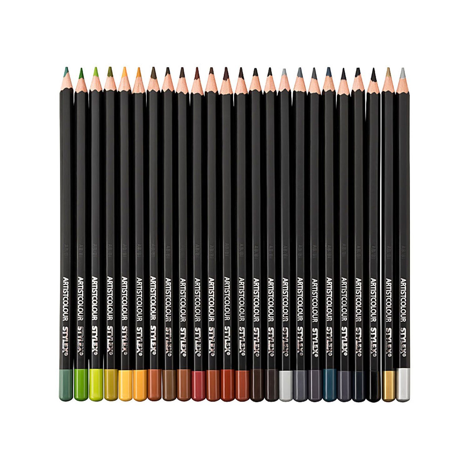 Buntstift STYLEX Super Soft Aquarell- und Künstler-Buntstifte Set - Farbstifte für Malbuch & Co. - Künstlerbedarf für Erwachsene