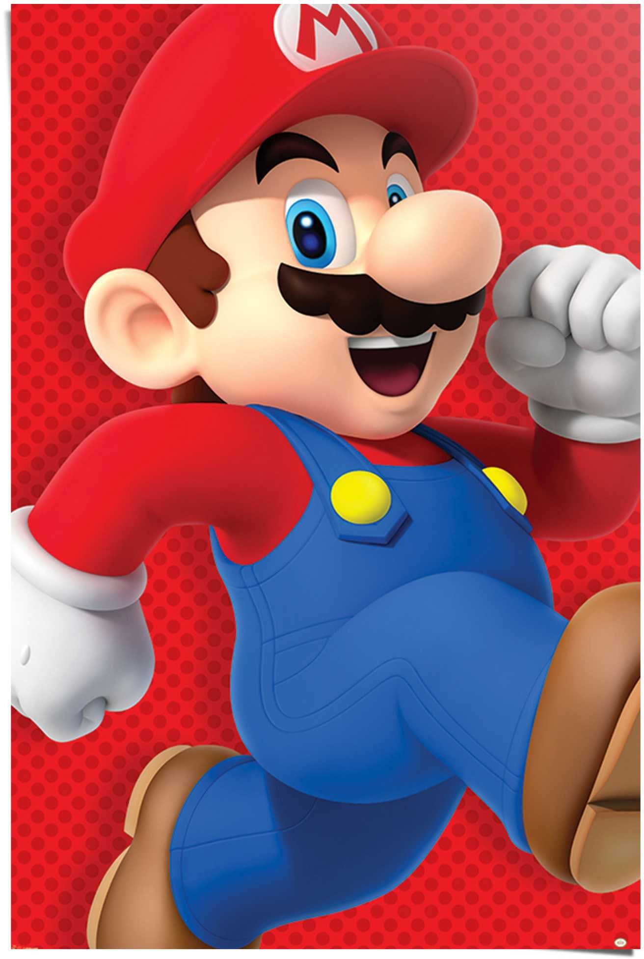 Nintendo, Mario Reinders! Poster St) Super (1