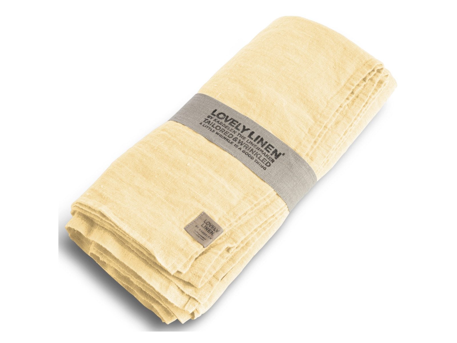 Lovely Linen Tischdecke Lovely Tischdecke lemon sorbet 145x300cm