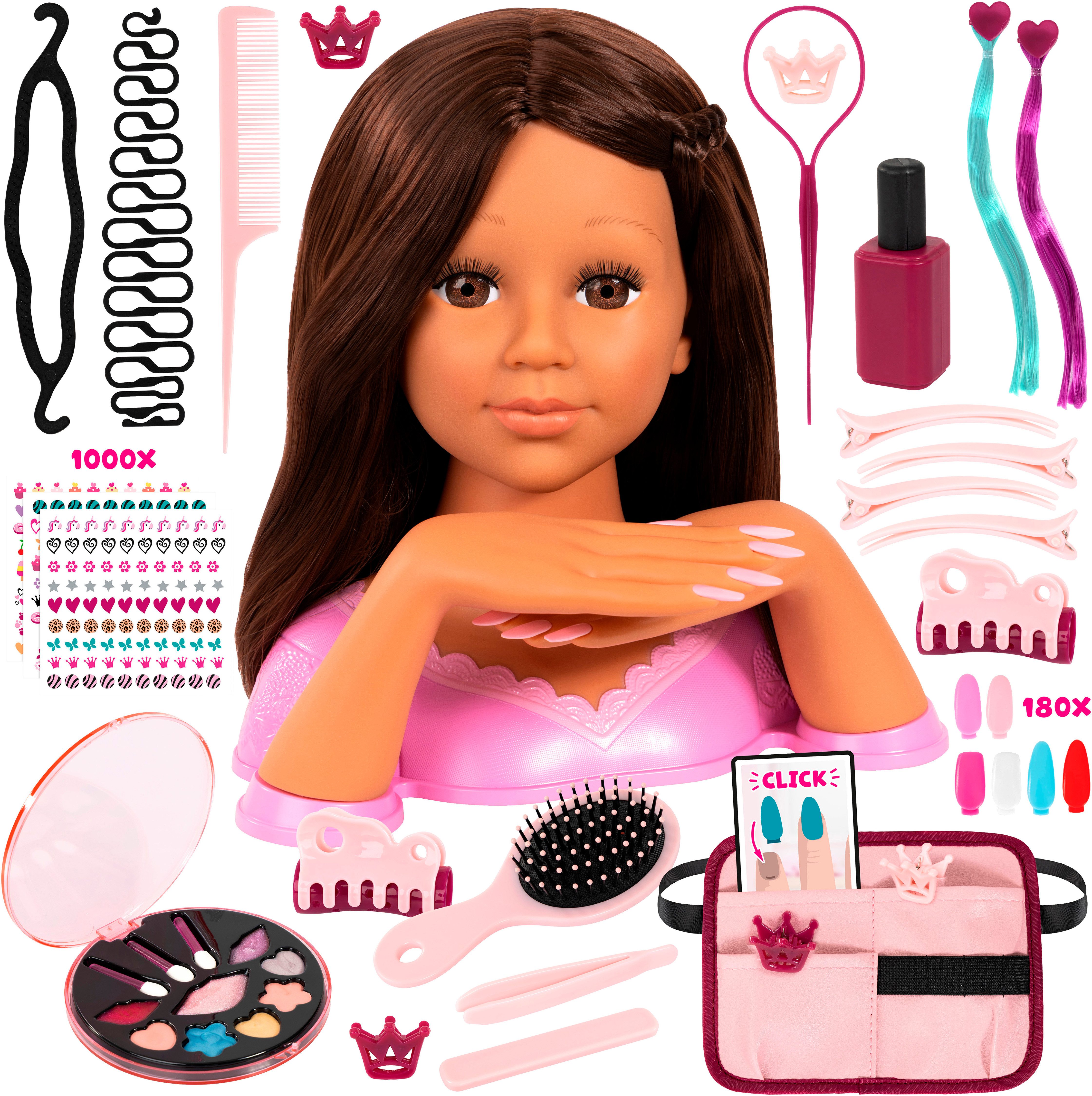 Bayer Frisier- & Schminkkopf Charlene Super Model Magic Nails