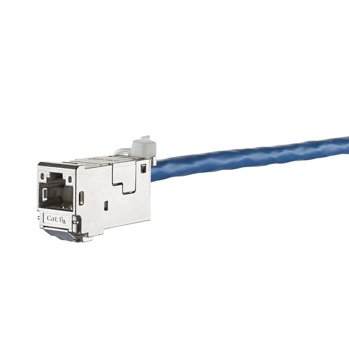 Metz Connect E-DAT Modul Cat.6A (Class EA) Netzwerk-Panel (Kabelmontage ohne Werkzeug, 130910-I)