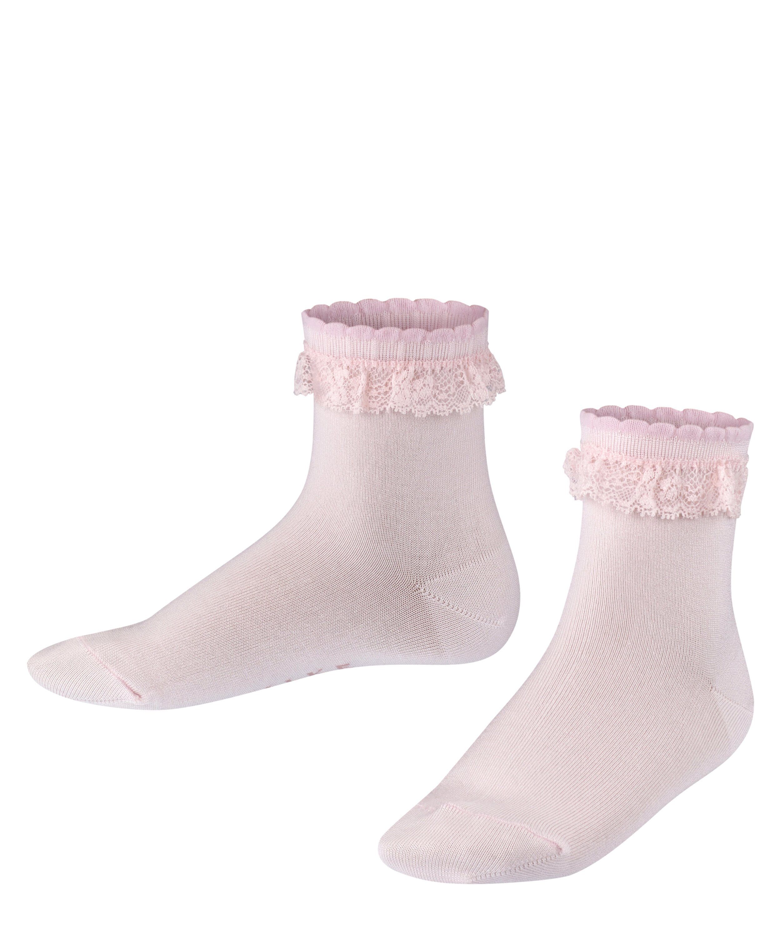 FALKE Socken Romantic Lace (1-Paar) powder rose (8902)