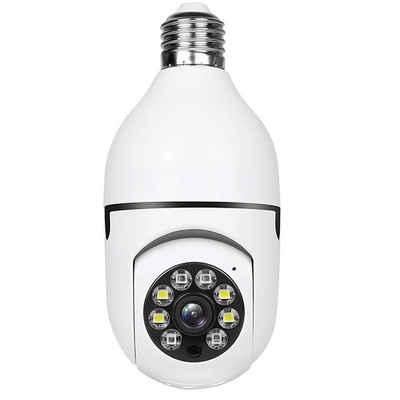 Jormftte »Wireless WiFi Glühbirne 1080p Sicherheitskamera - Smart 360 Kamera für Innen und Außen« Überwachungskamera