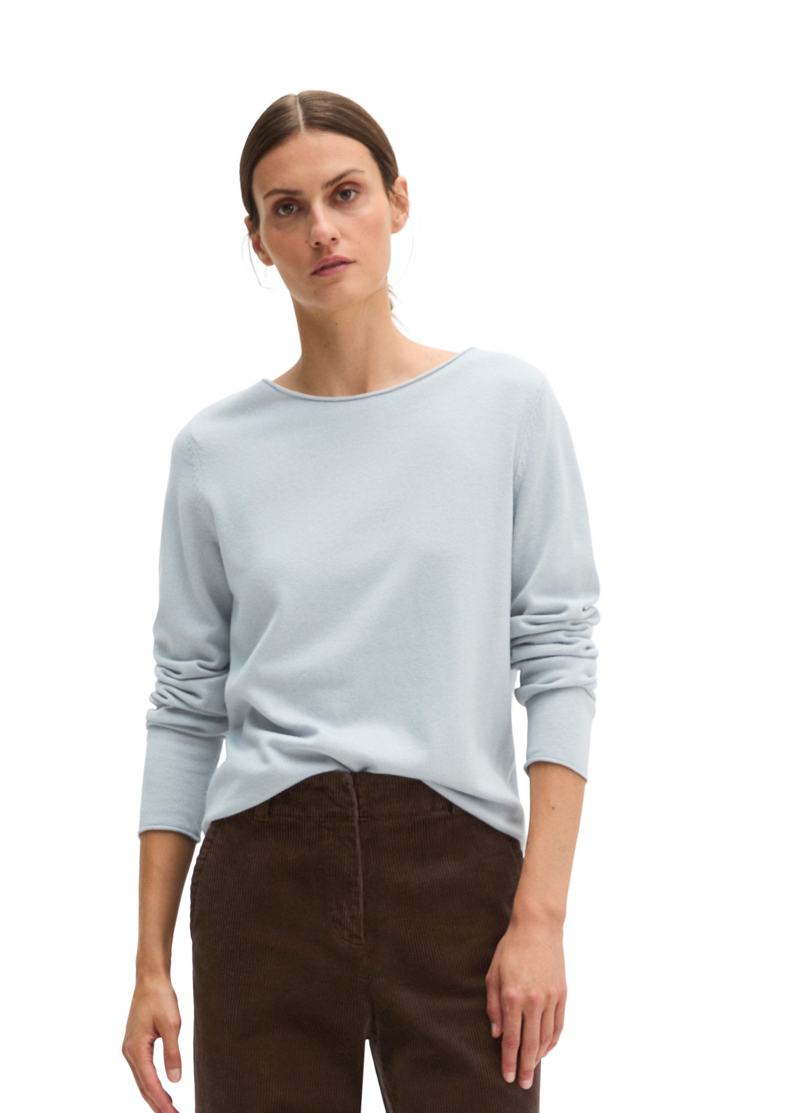 Marc O'Polo Strickpullover aus softem Schurwolle-Mix
