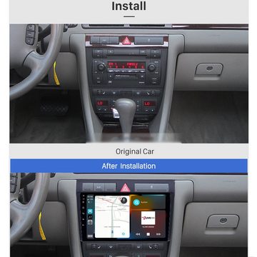 TAFFIO Für Audi A6 C5 4B 9" Touch Android Autoradio GPS CarPlay AndroidAuto Einbau-Navigationsgerät