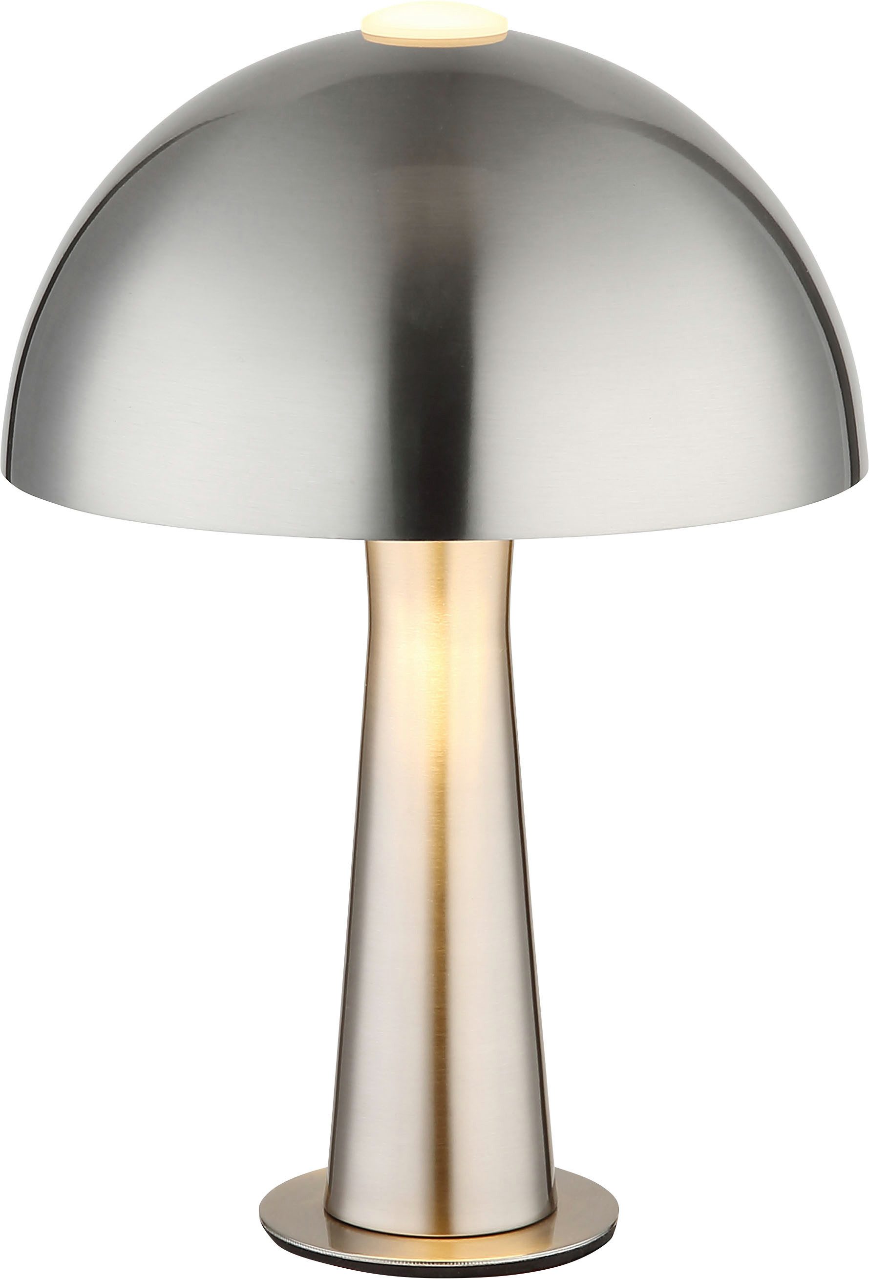 NOWA Tischleuchte JULIA, ohne Leuchtmittel, Pilzlampe, Fassung E14, mit praktischem Wippschalter, Höhe 28,5 cm