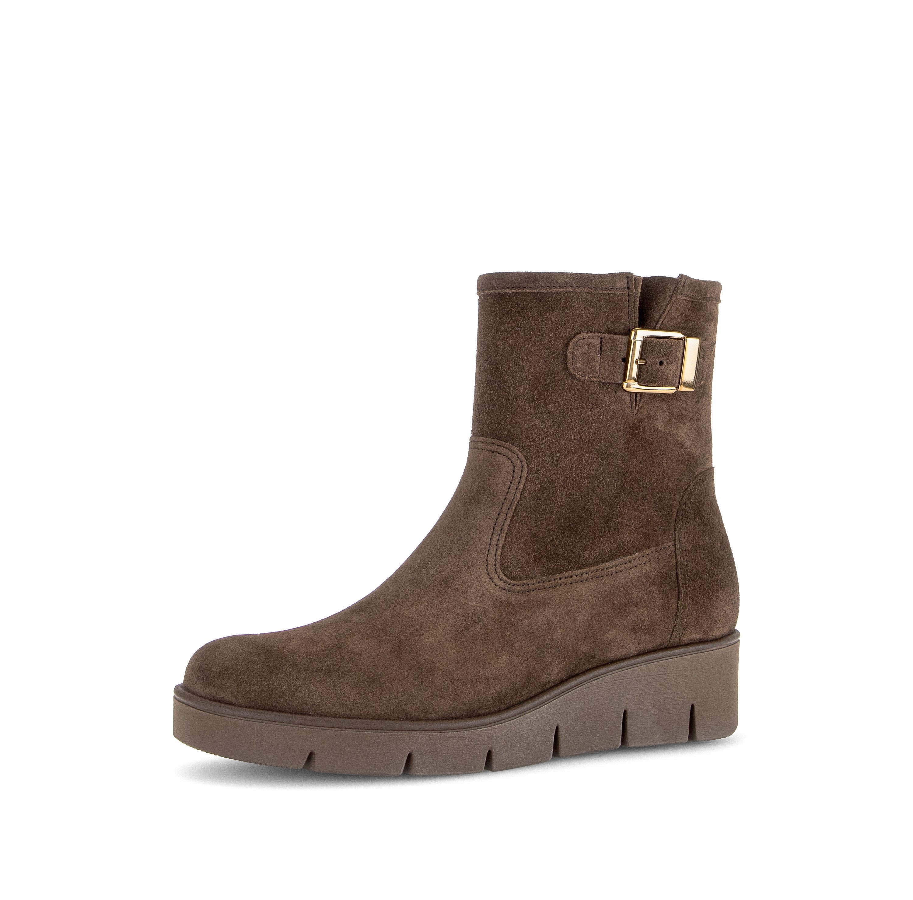 Gabor Stiefelette Keilabsatz, Boots mit modischer Zierschnalle