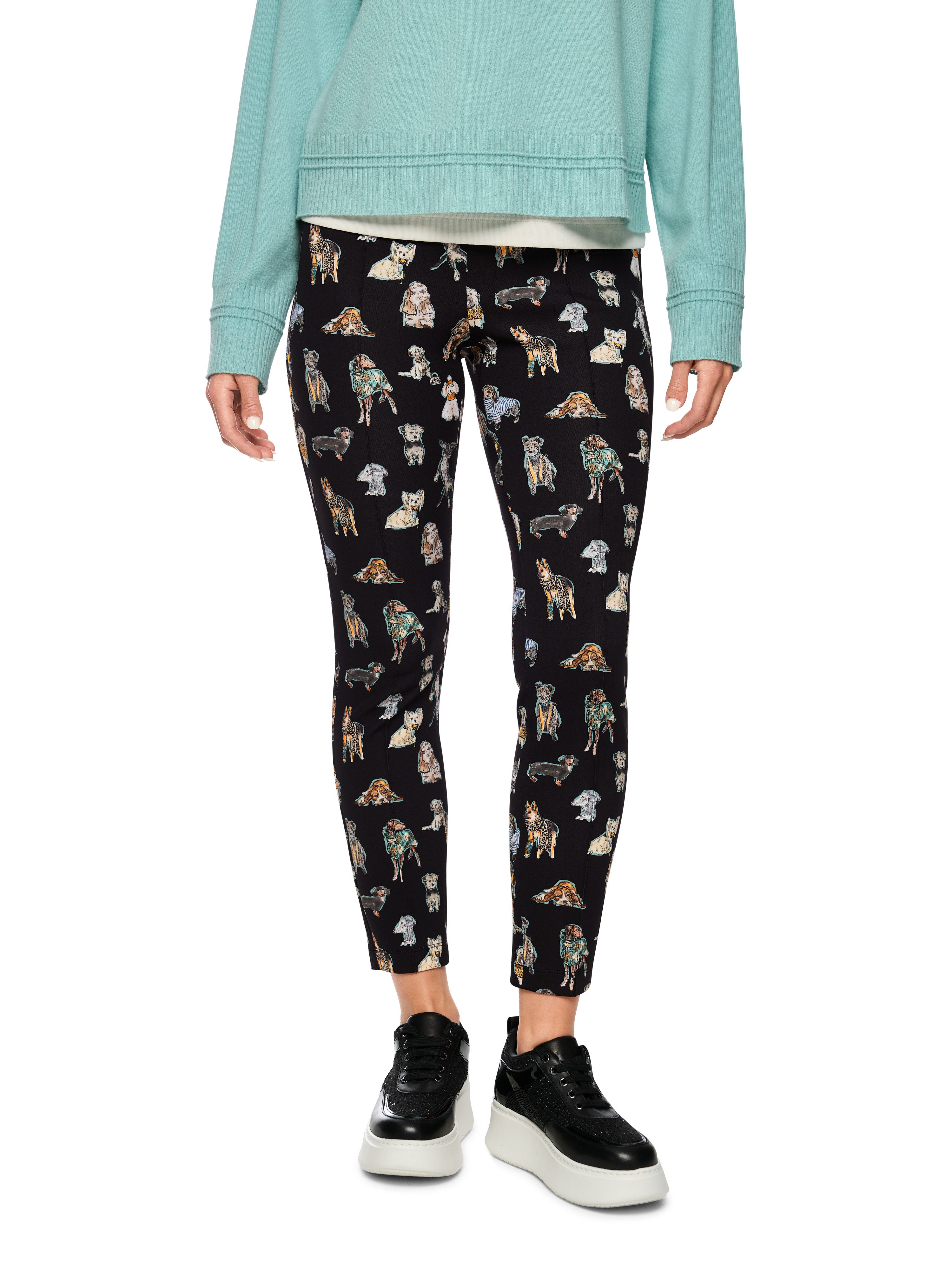 Marc Cain 7/8-Hose Doggy Dogs Premium Damenmode elastischer Bund, Slim fit günstig online kaufen