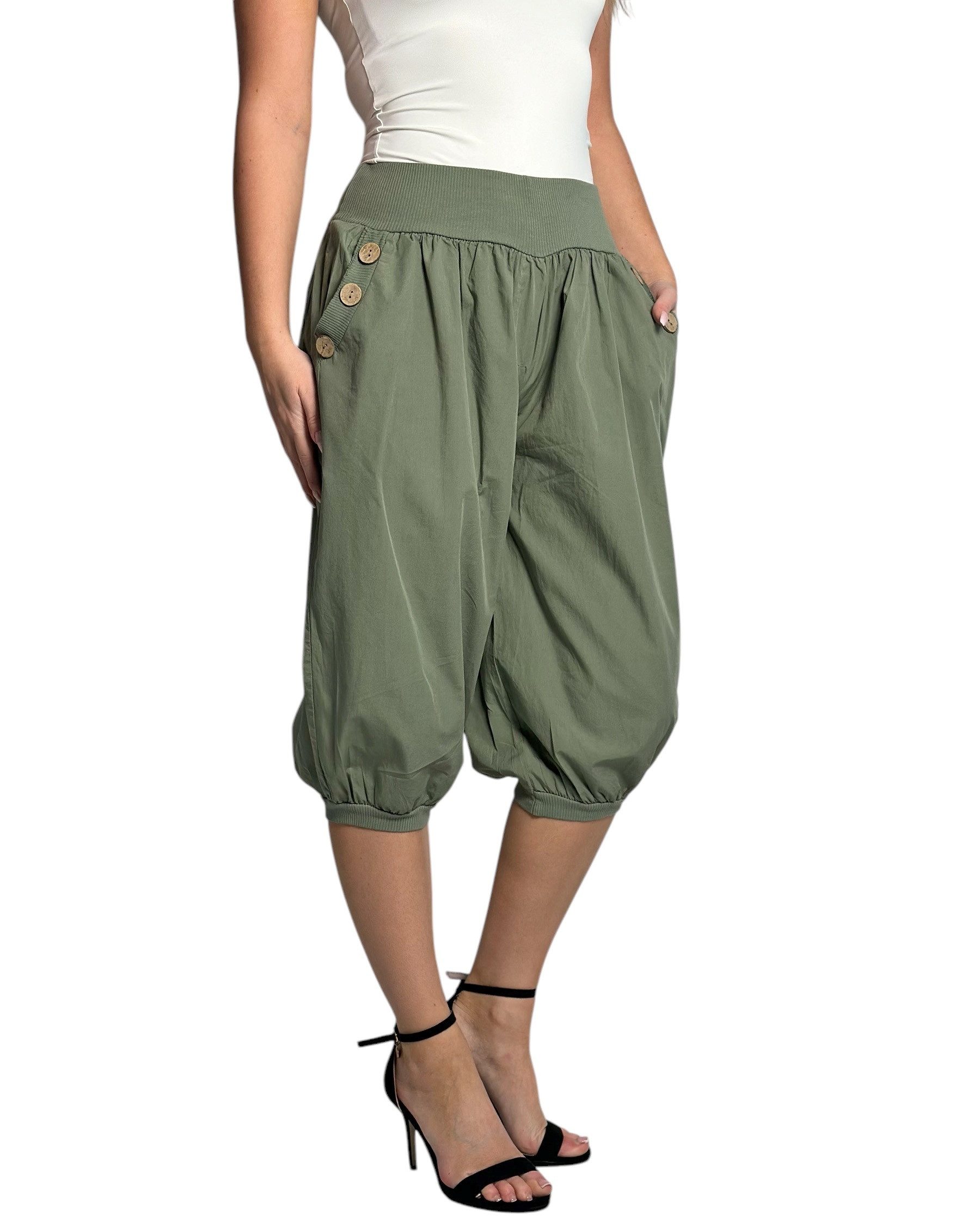 Mississhop Caprihose Damen Capri Hose Haremhose günstig online kaufen