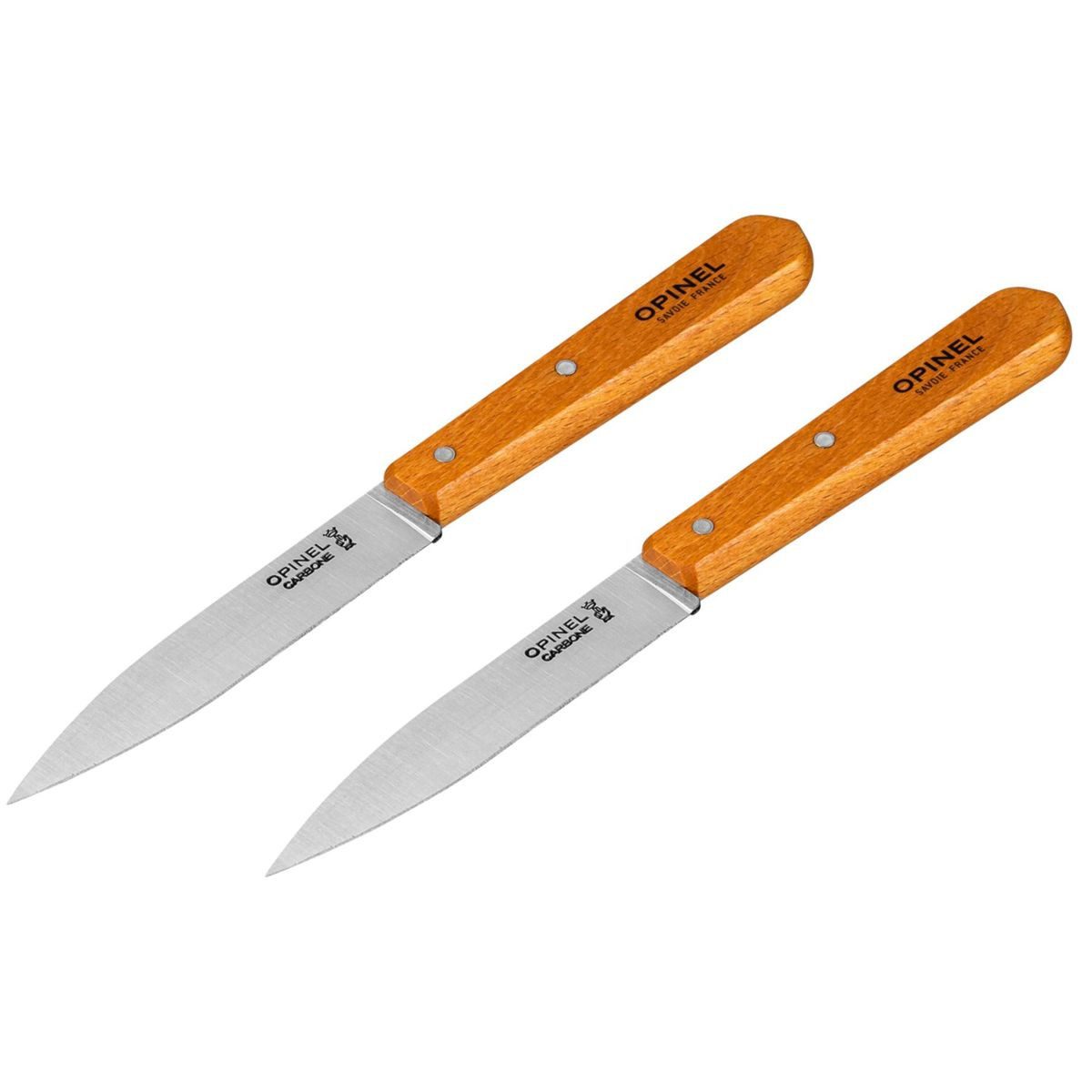 Opinel Zubereitungsmesser Küchenmesser-Set No. 102 2-teilig natur