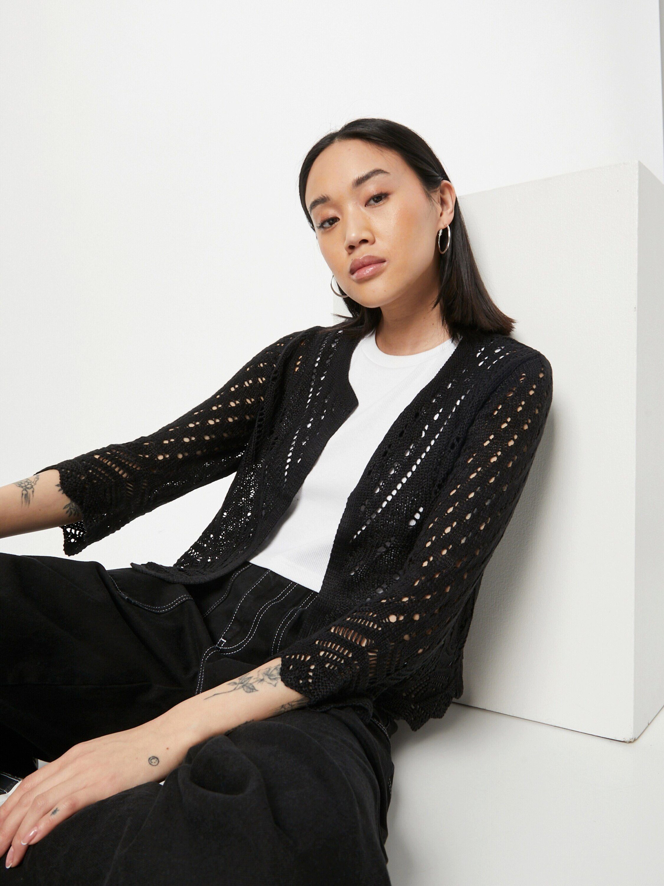 JDY Strickjacke Sun (1-tlg) Lochmuster günstig online kaufen