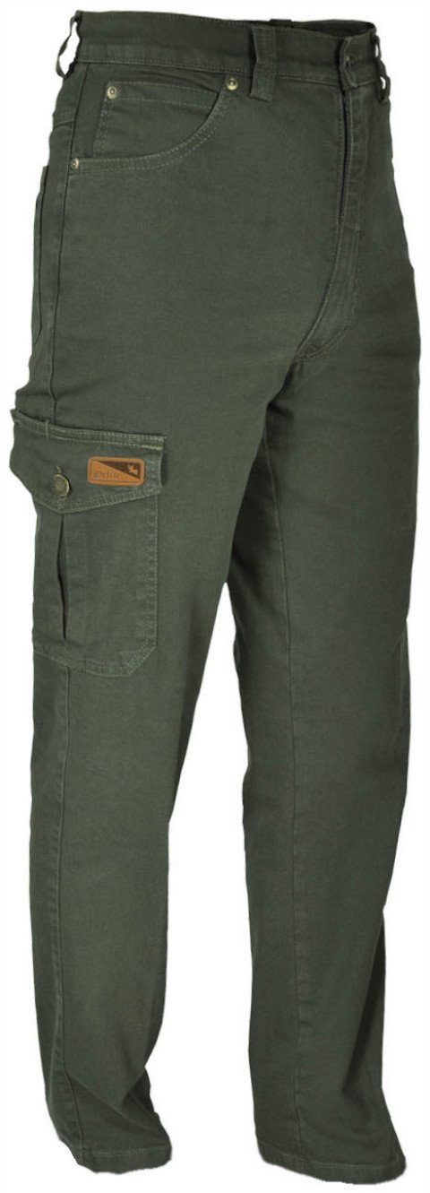 La Chasse® Stretch-Jeans Damen Jagdjeans "Allgäu" Jagdhöse Jägerinnen oliv/grün Damenjeans