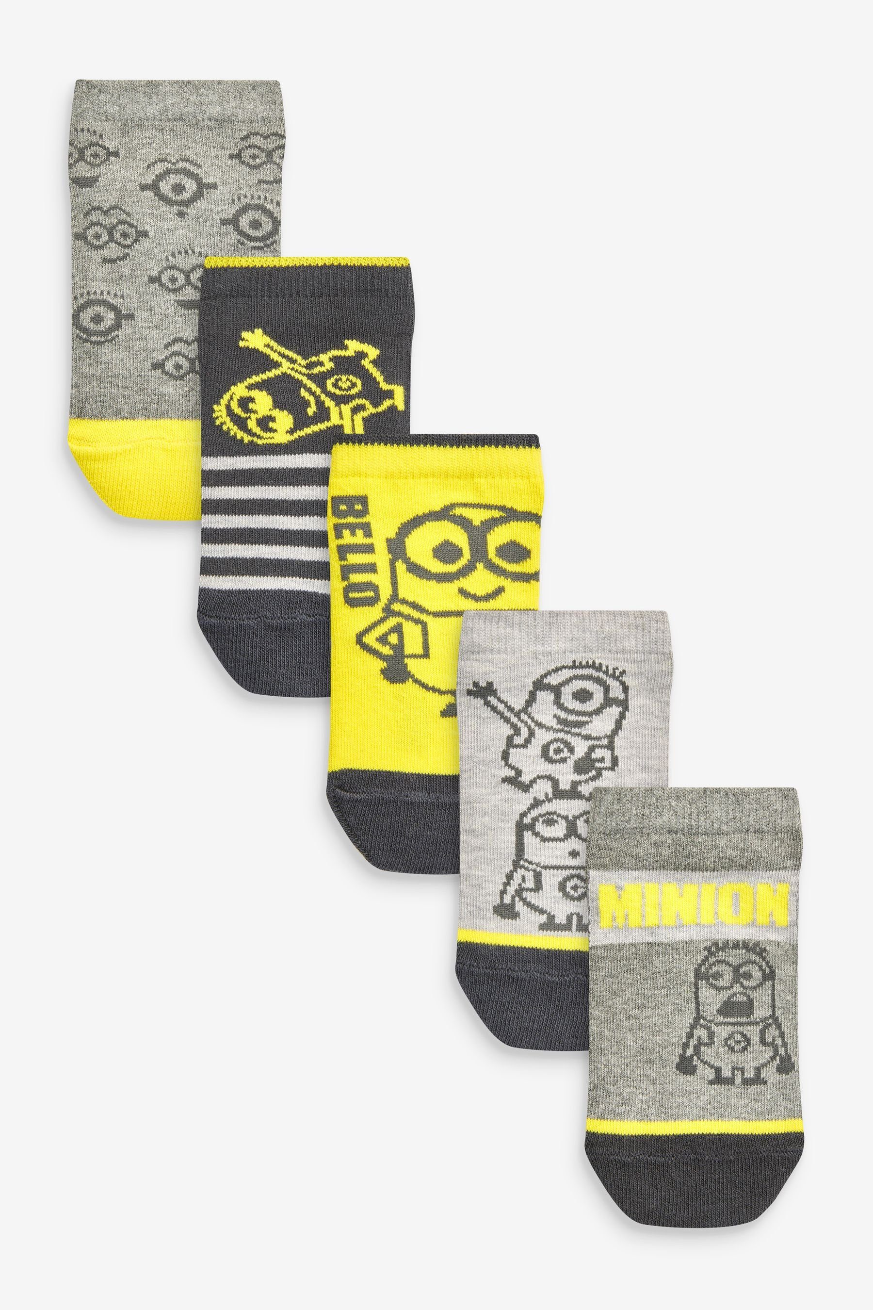Wäsche/Bademode Socken Next Socken 5 x Sneakersocken mit hohem Baumwollanteil (5-Paar)