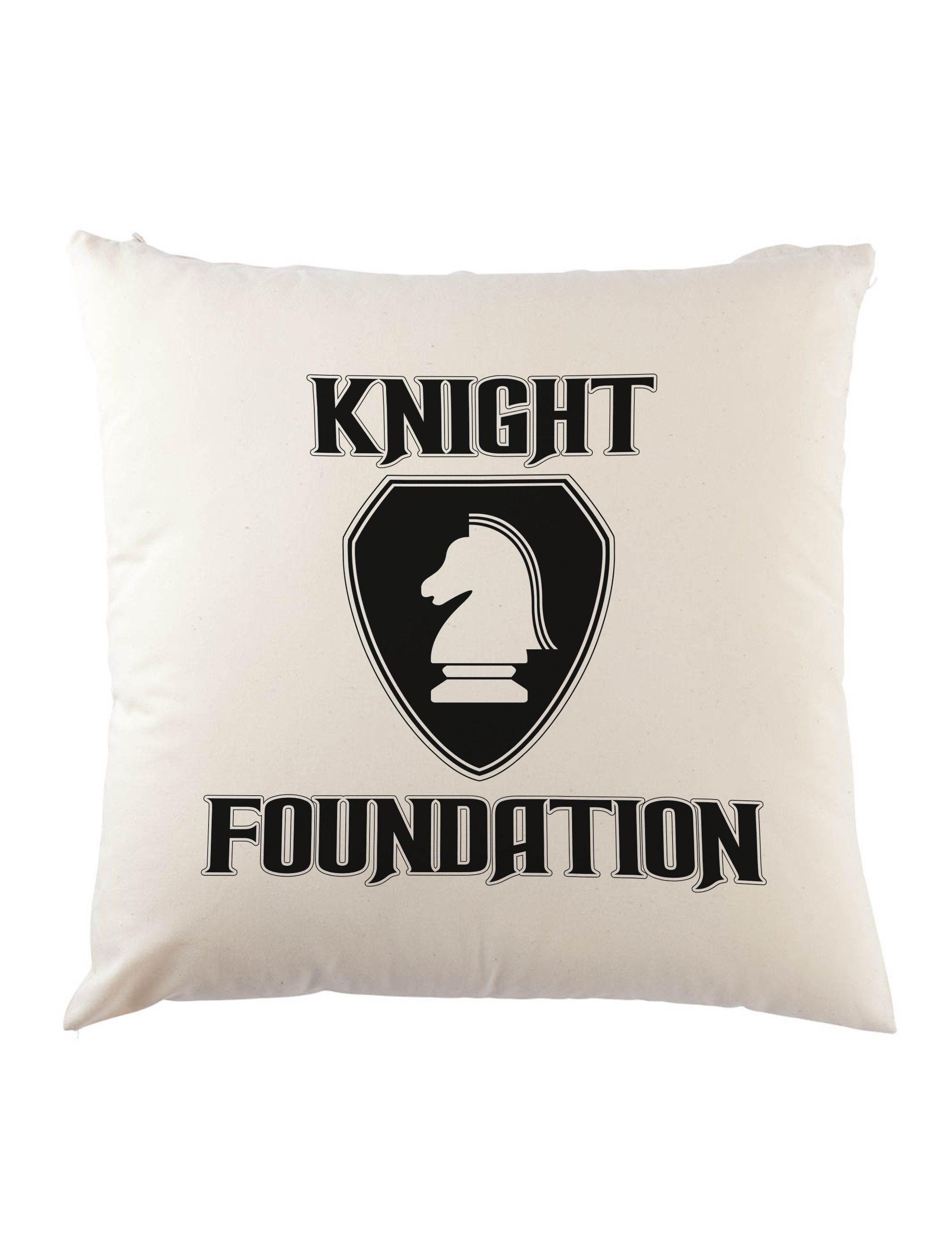 Urban Backwoods Dekokissen White Knight Foundation Logo Dekokissen TV Rider Serie Hasselhoff, Serie Michael K.I.T.T. Industries