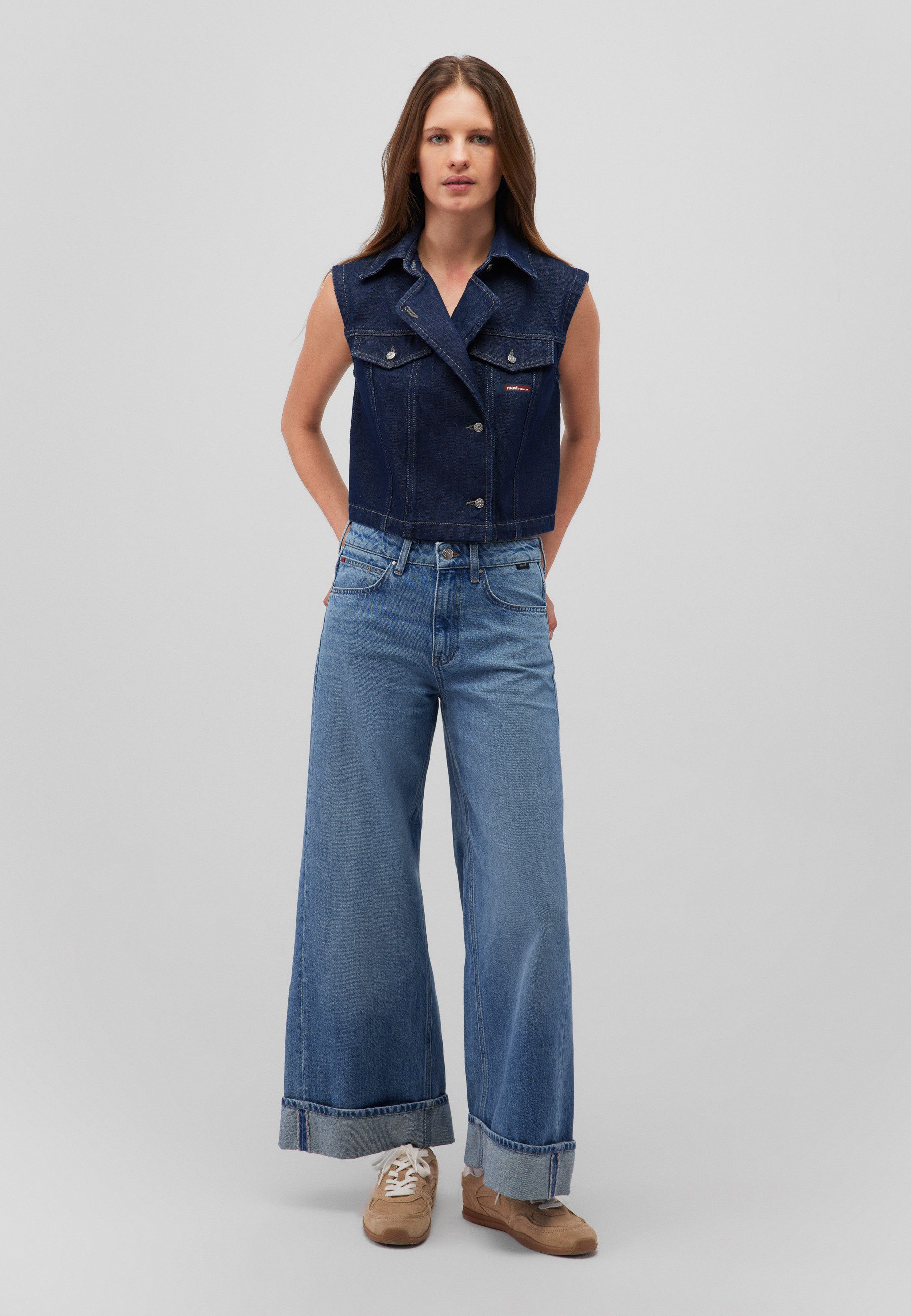 Mavi Jeansjacke SUNDANCE Biker-Denim Vest