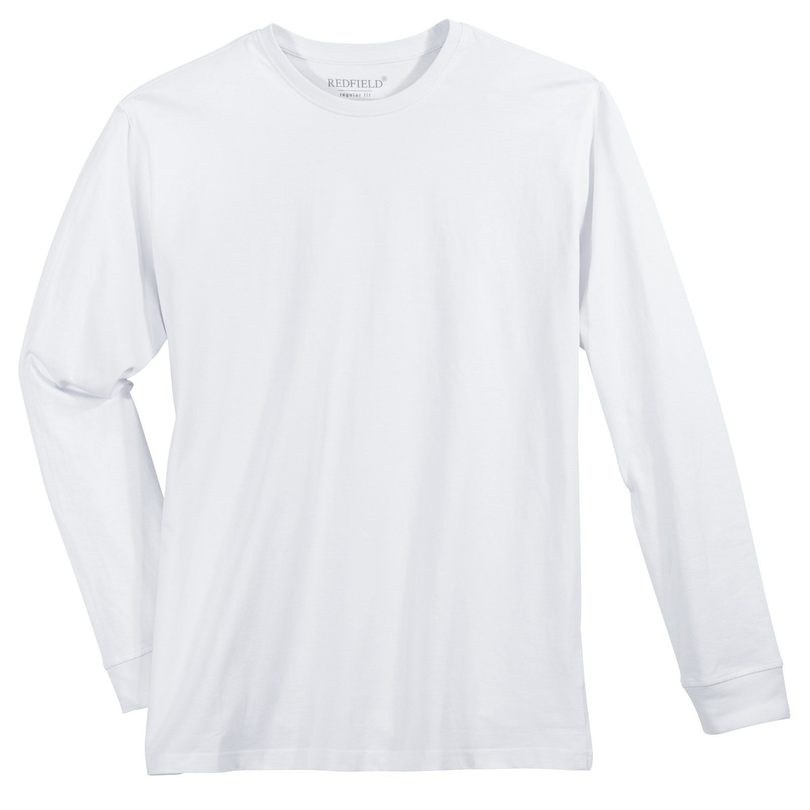 redfield Langarmshirt Redfield Langarmshirt Harvey Übergröße weiß günstig online kaufen