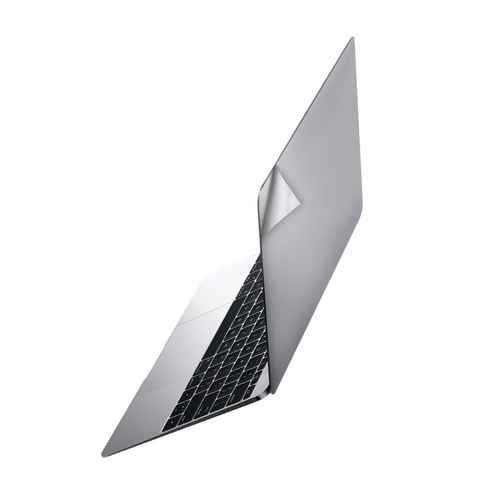 KMP Creative Lifesytle Product Schutzfolie Schutzfolie für 13" MacBook Air, Space Gray, (1-St), Schmutz- und wasserabweisende Oberfläche. Nur 0,2mm dick