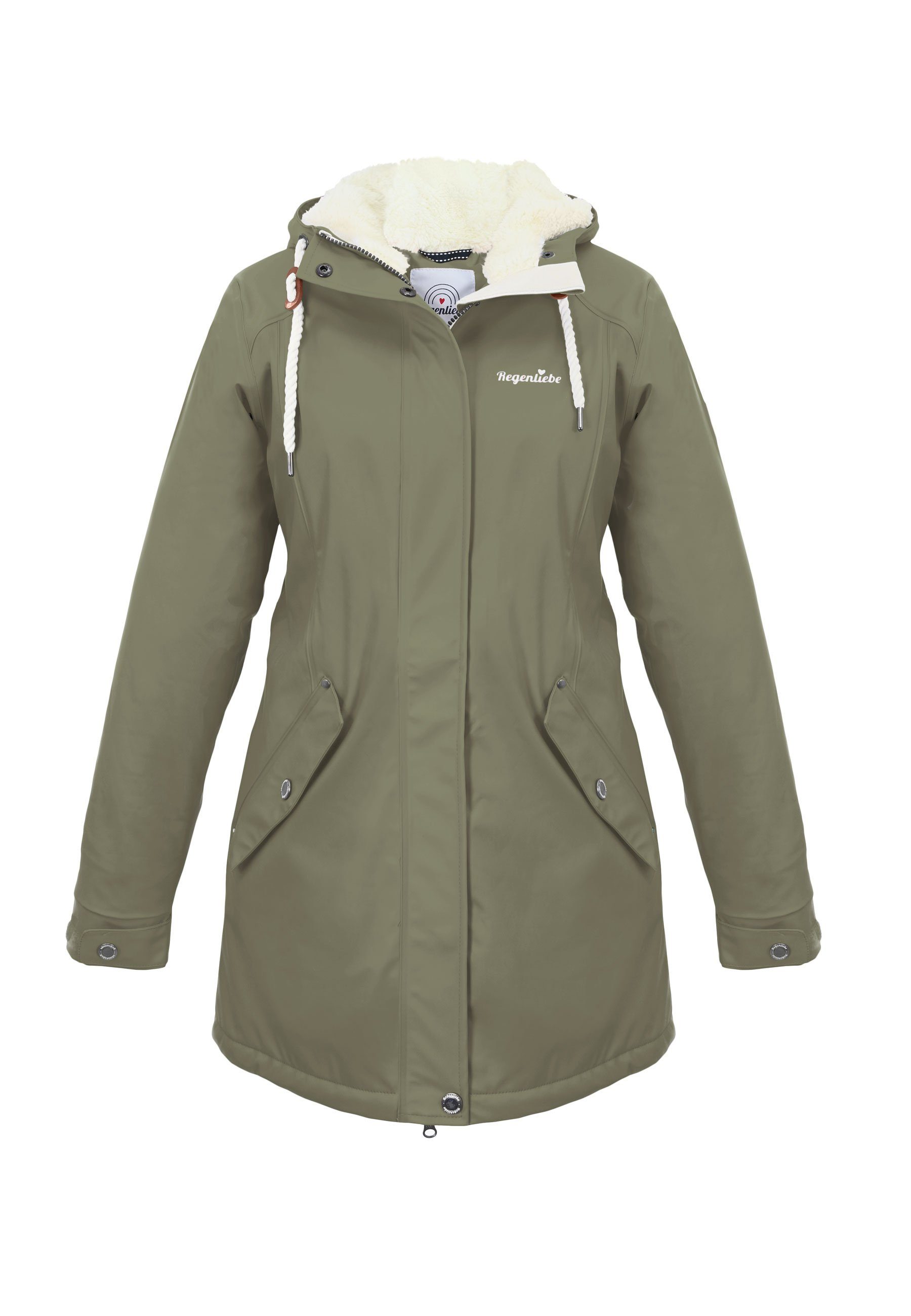 Regenliebe Winterjacke Friesennerz Regenparka mit Teddyfleece günstig online kaufen