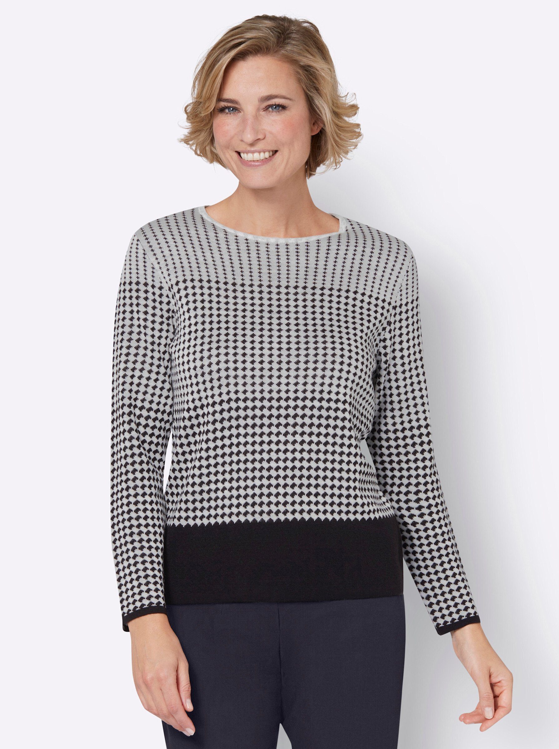 Strickpullover Jacquard-Pullover