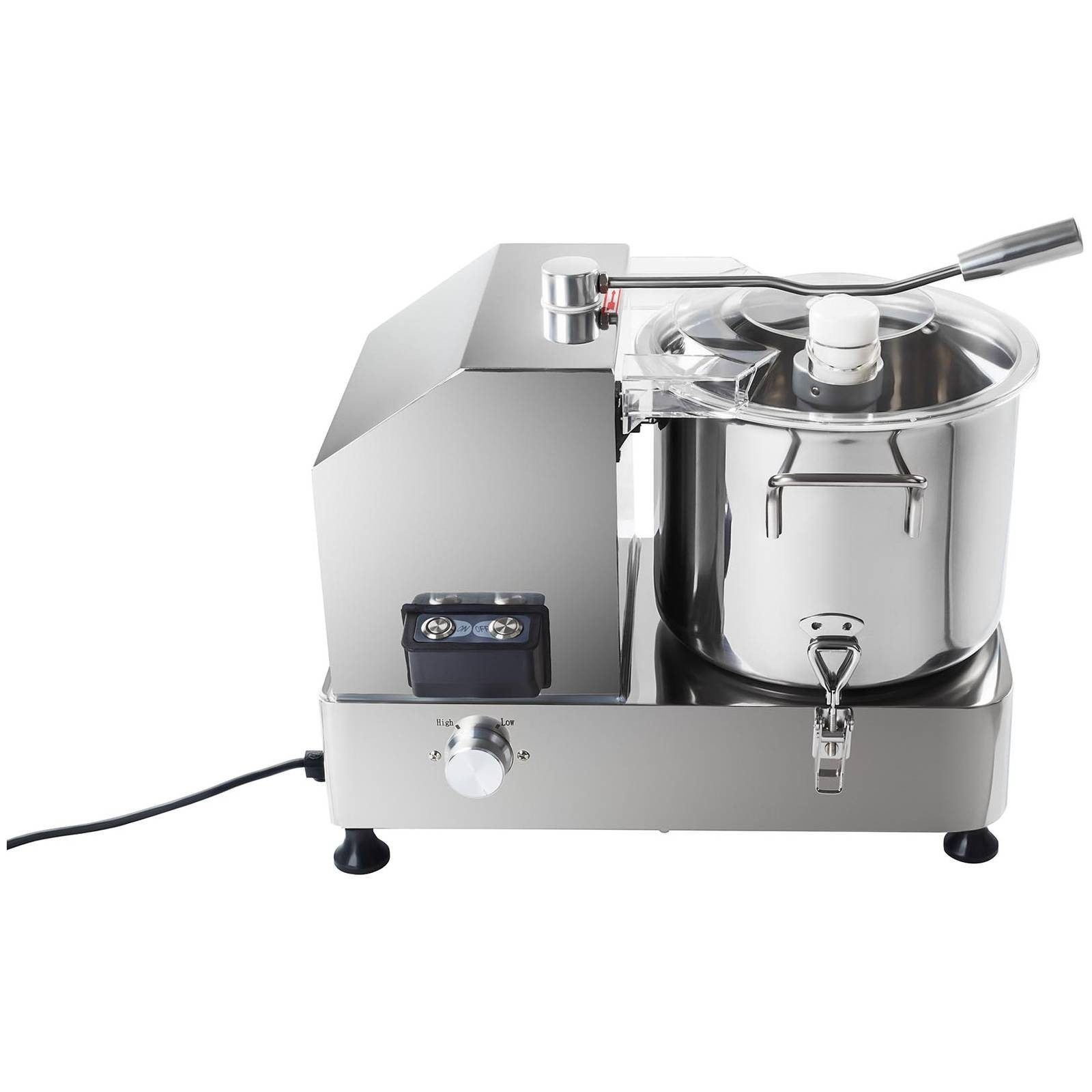 Royal Catering Zerkleinerer 9 L Tischkutter Küchenkutter Küchenmaschine Edelstahl Gastro, 1800 W