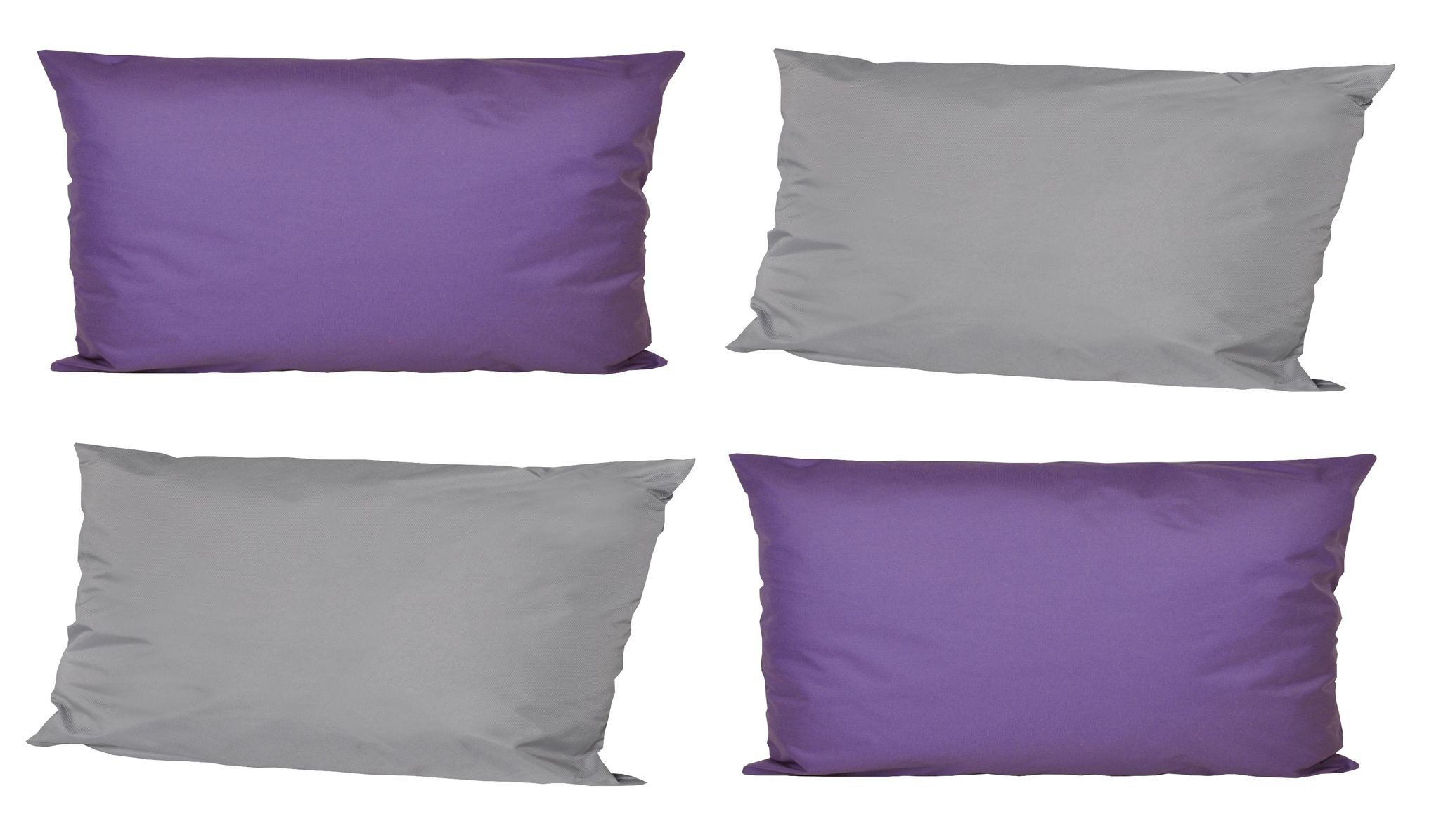 JACK Dekokissen JACK 4x Outdoor Lounge Kissen 30x50cm Dekokissen Lotus viele Farben, mit Lotus-Effekt, Robust, Strapazierfähig, für Innen & Außen geeignet