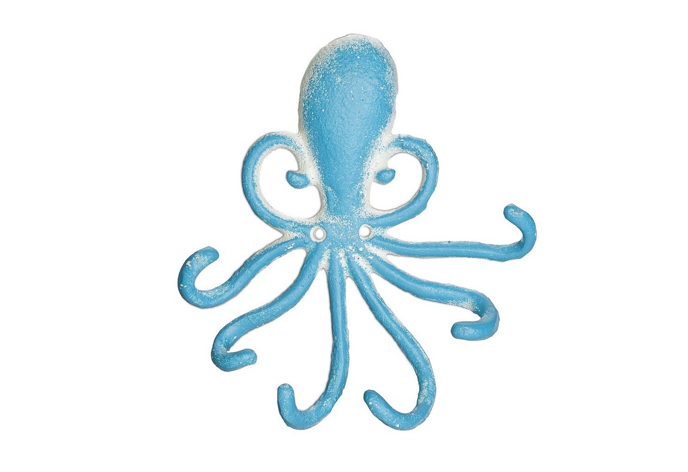 relaxdays Hakenleiste Wandhaken Oktopus, (6 St)