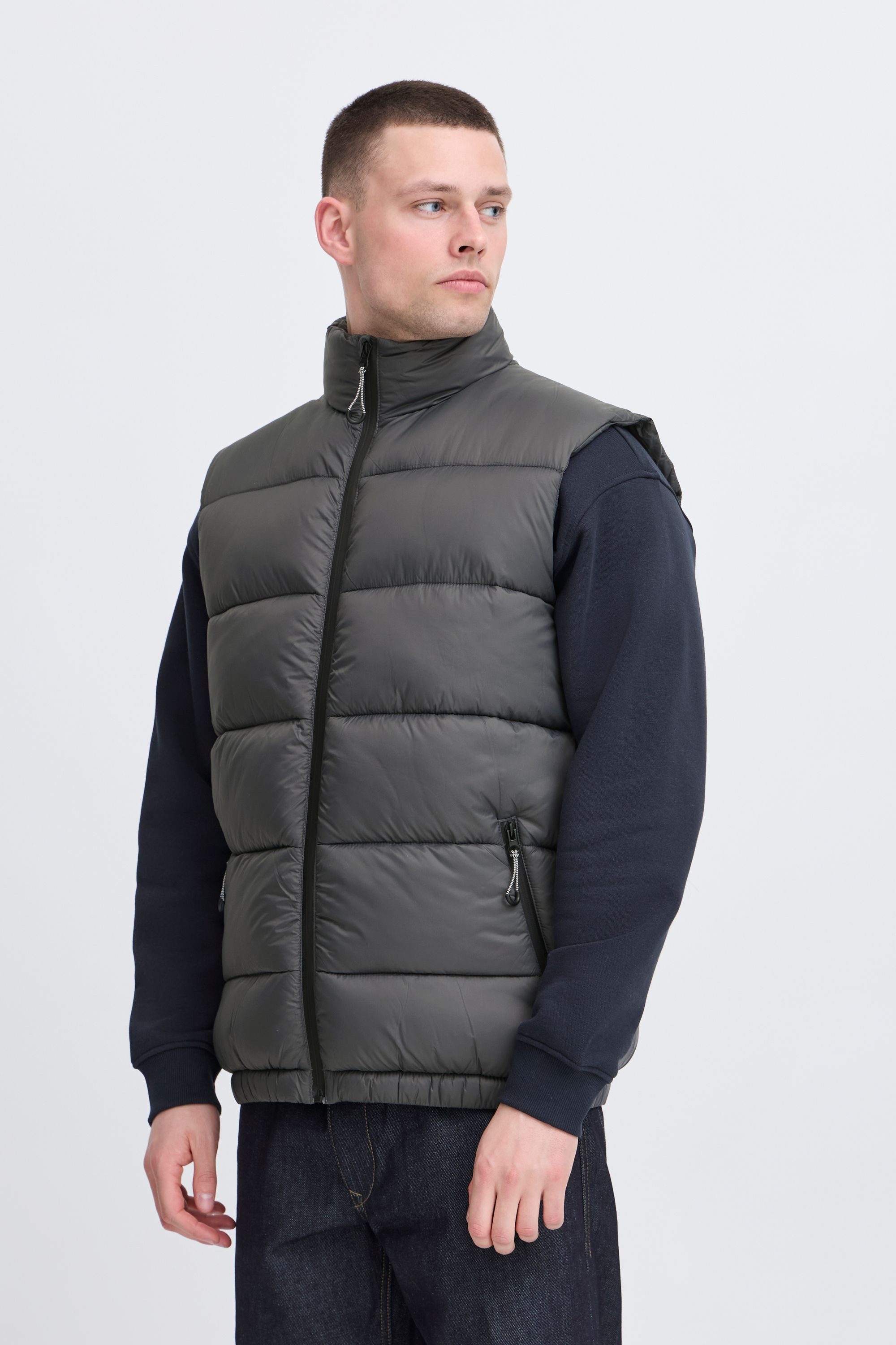 Blend Steppweste BHEIDEN Stilvolle Basic Steppweste mit Taschen