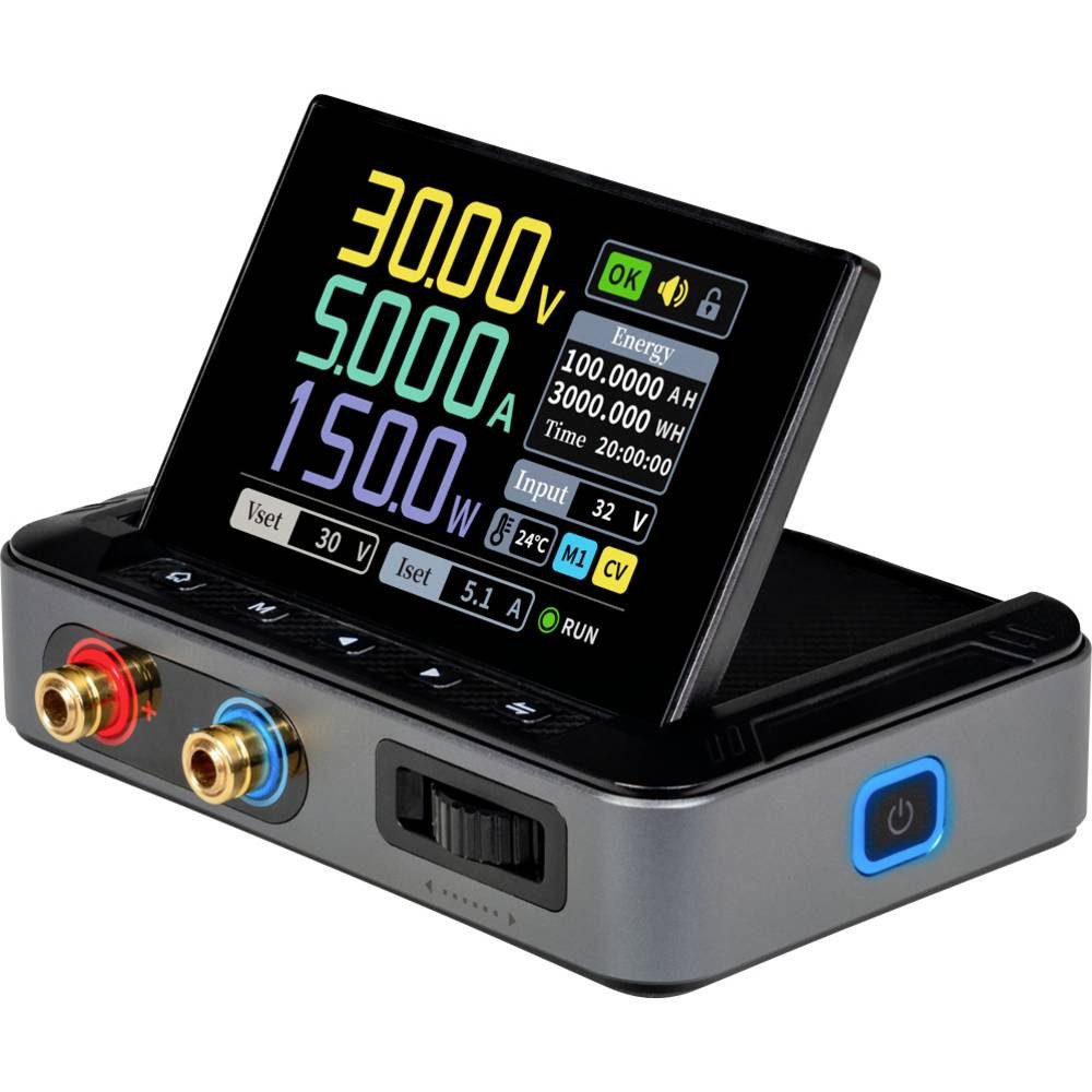 Joy-it Labornetzgerät, einstellbar 0 - 30 V 0 - 5 A 150 W USB-C®, DC-Stecker Labor-Netzteil