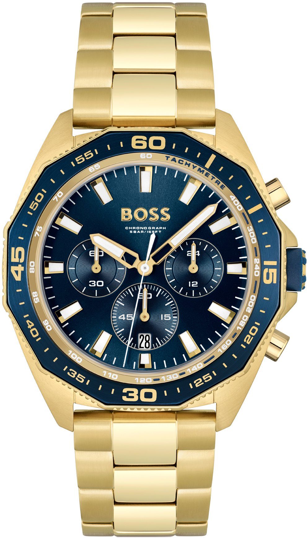 Hugo boss shop chronograph gold