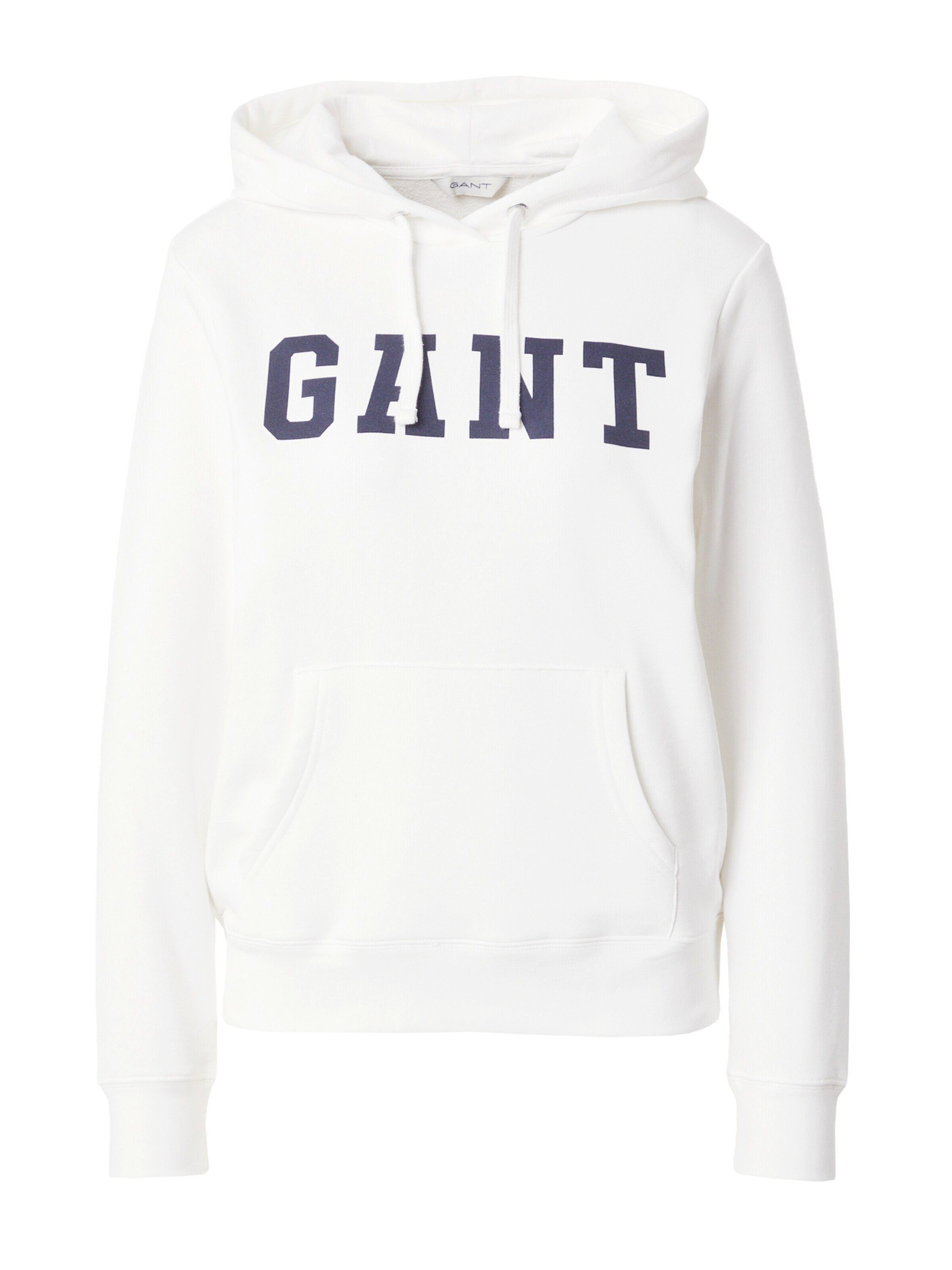 Gant Sweatshirt (1-tlg) Weiteres Detail Ecru
