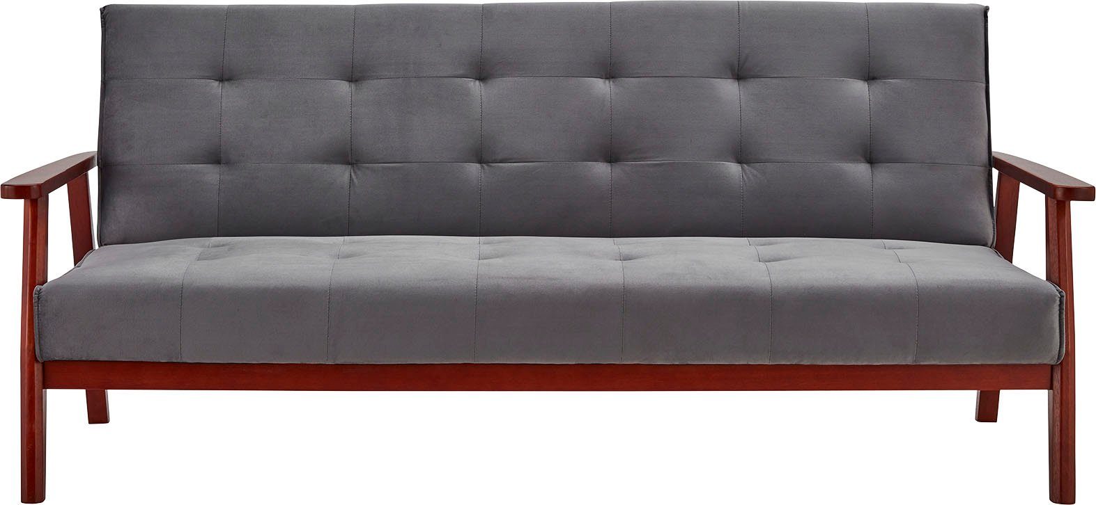 SalesFever Schlafsofa Skagen 3-Sitzer Schlafsofa, Holzgestell günstig online kaufen