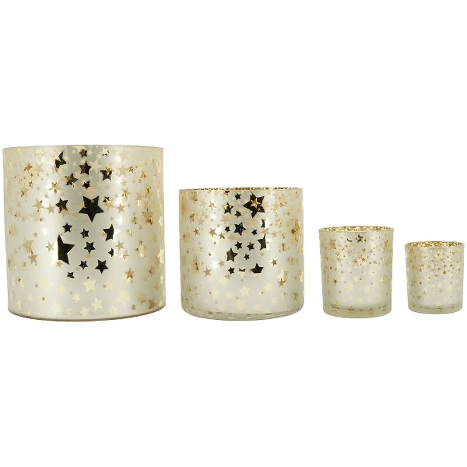 Exner GmbH Garten- & Wohnaccessoires Windlicht WindLicht Vitreous - Glas - 15x15x15 cm