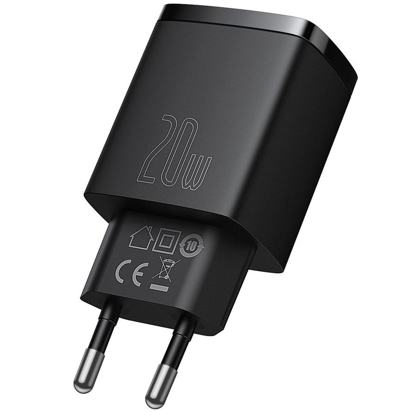 hoco. CCXJ-B01 Smartphone-Ladegerät (3000 mA, EU Netz Lade Stecker Ladegerät Charger USB A C Dual Charge)